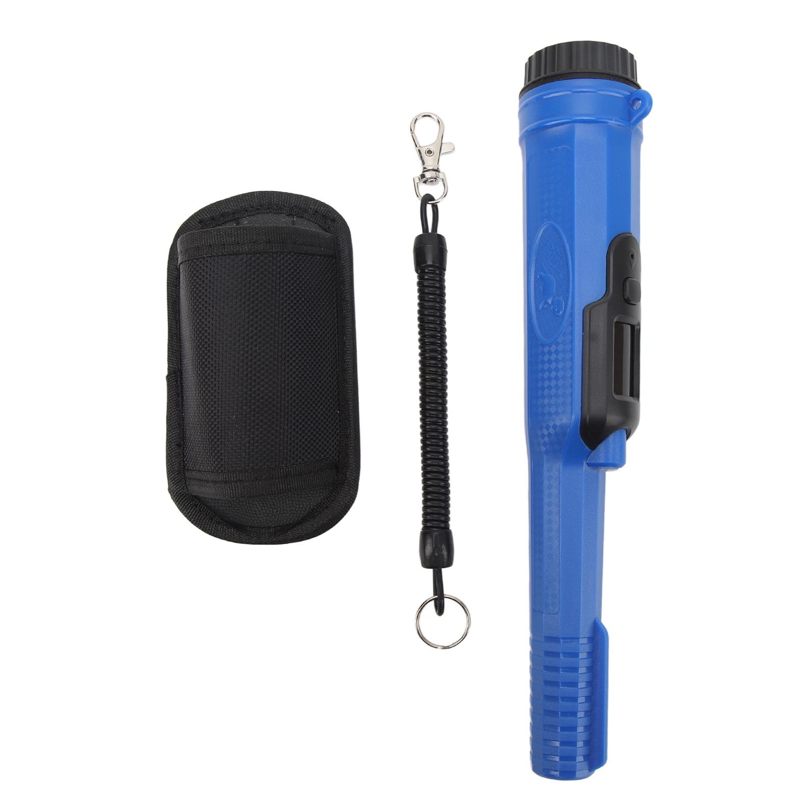 Metal Detector Outdoor Treasure Hunting Expedition Detector Bar Waterproof High Sensitivity Positioning Pointer Blue and Black - Image 1