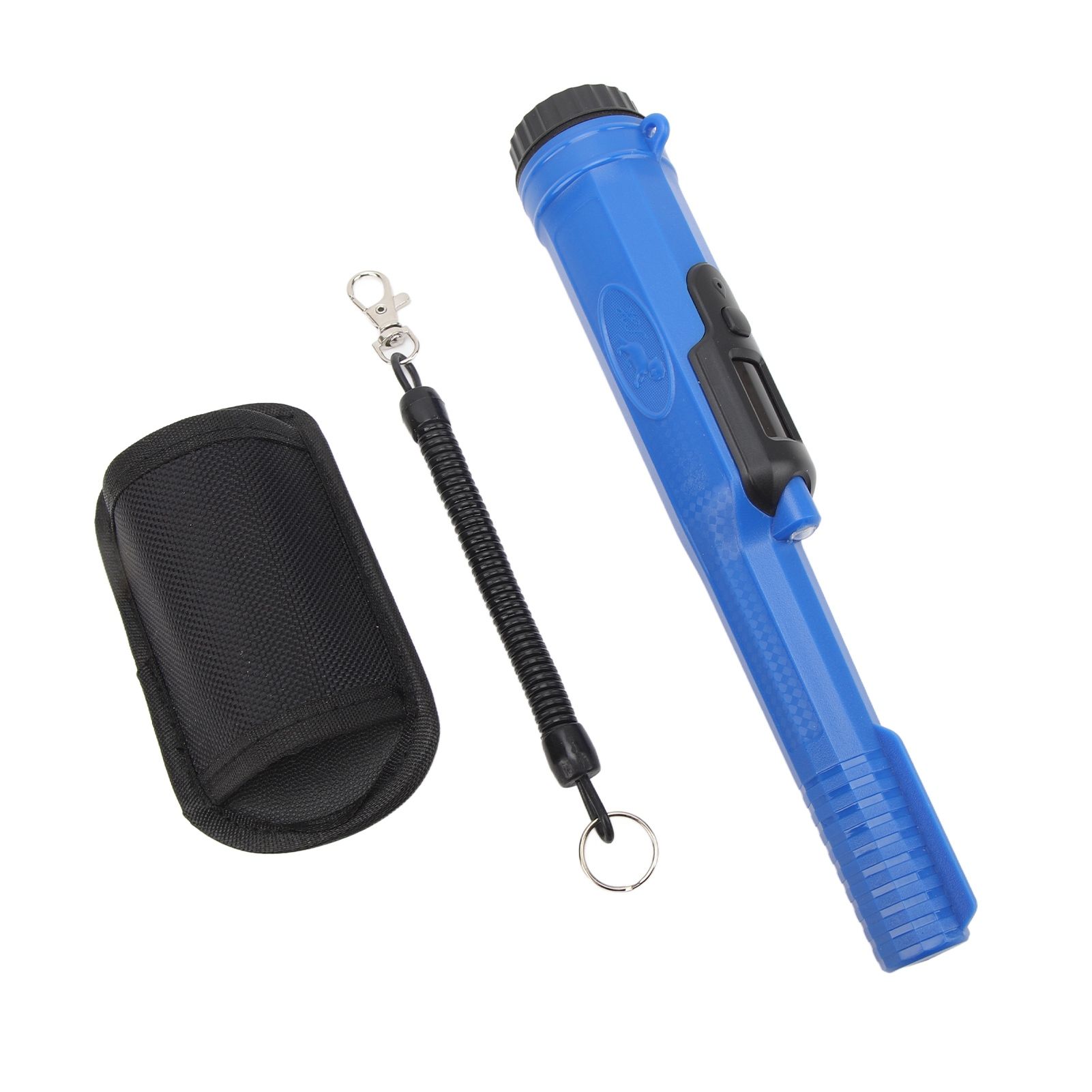 Metal Detector Outdoor Treasure Hunting Expedition Detector Bar Waterproof High Sensitivity Positioning Pointer Blue and Black - Image 2
