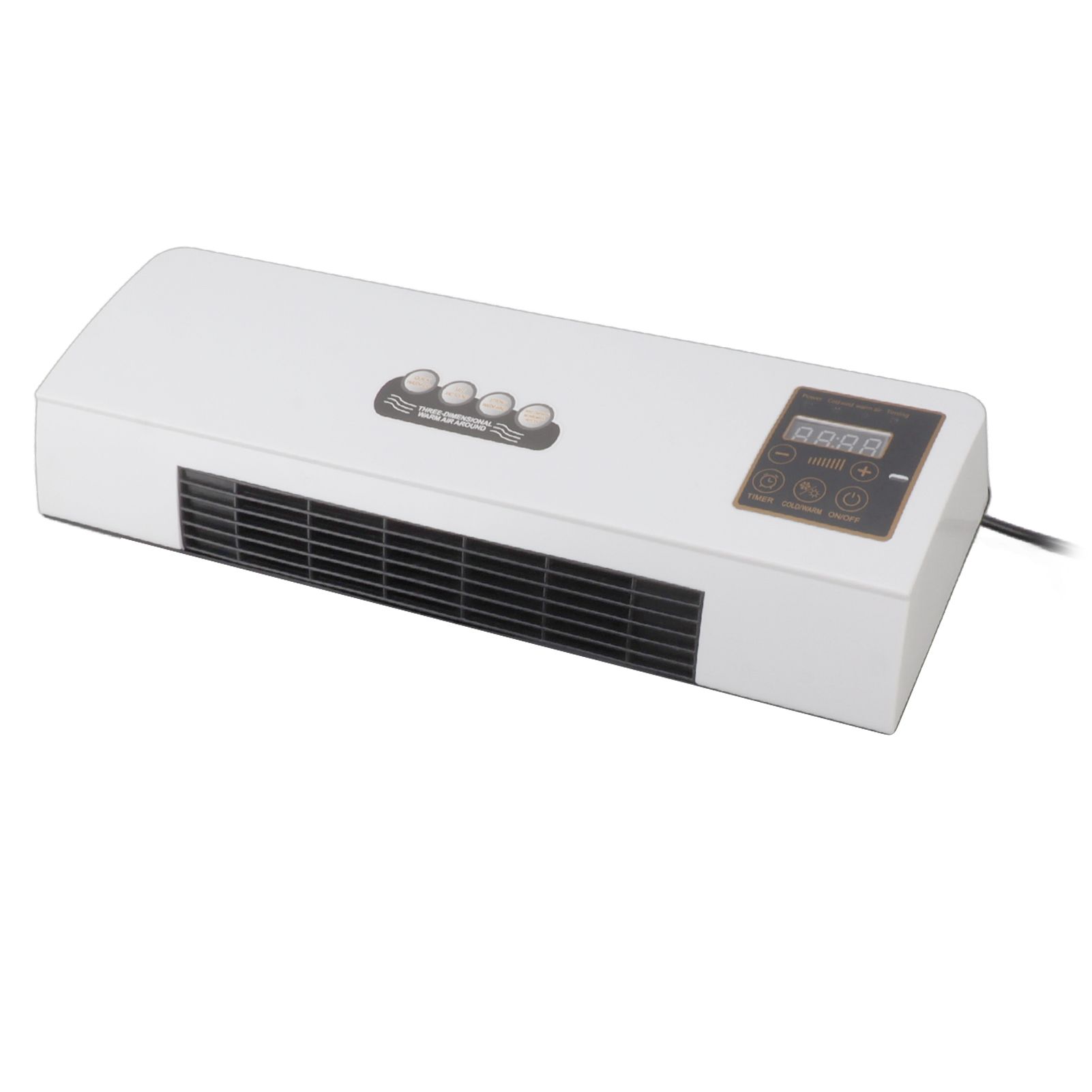 1800W Electric Space Heater for Indoor with Remote Wall Mounted Heater Fan Combo Low Noise Timing Function for Home Office 220V Prise UA - Image 2