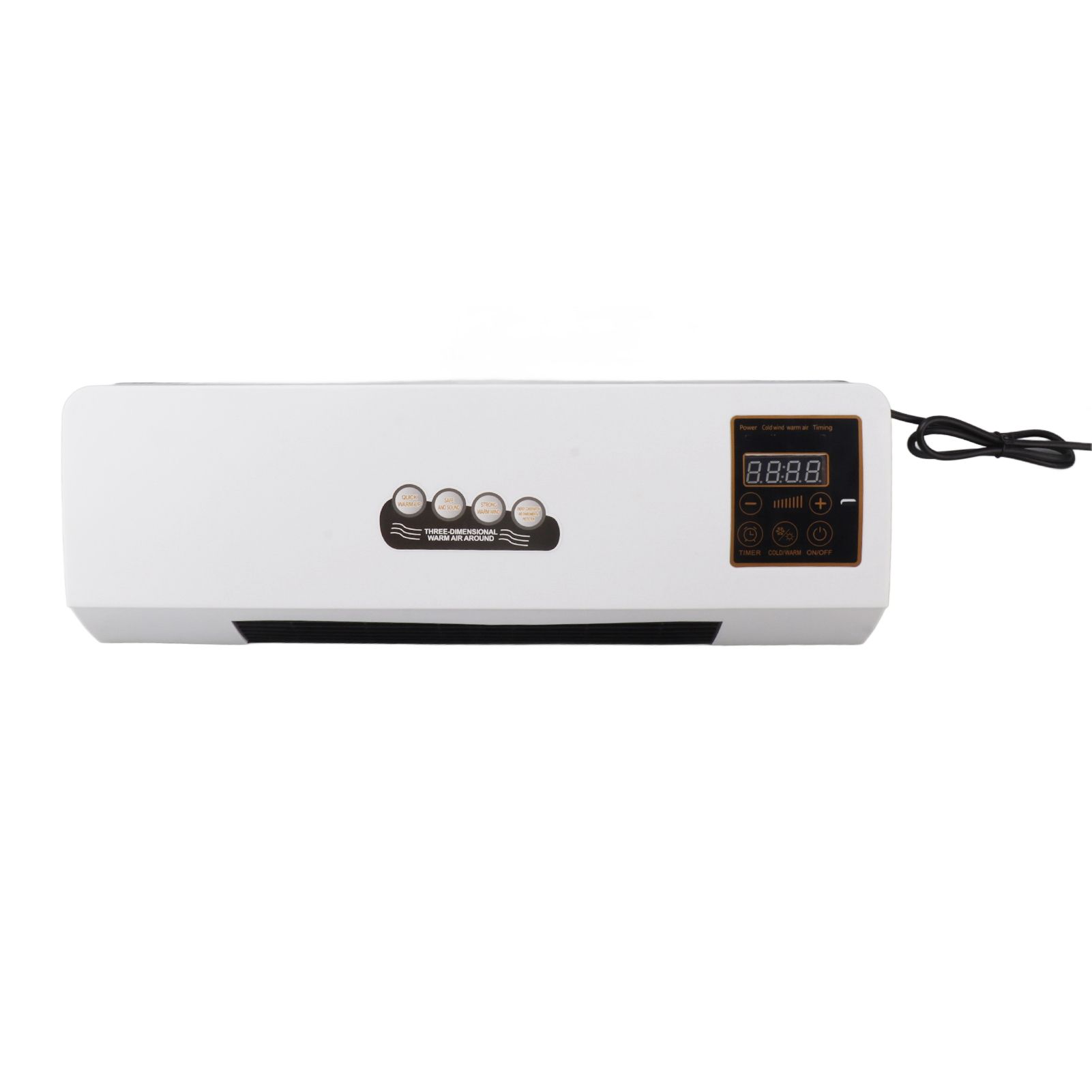 1800W Electric Space Heater for Indoor with Remote Wall Mounted Heater Fan Combo Low Noise Timing Function for Home Office 220V Prise UA - Image 3