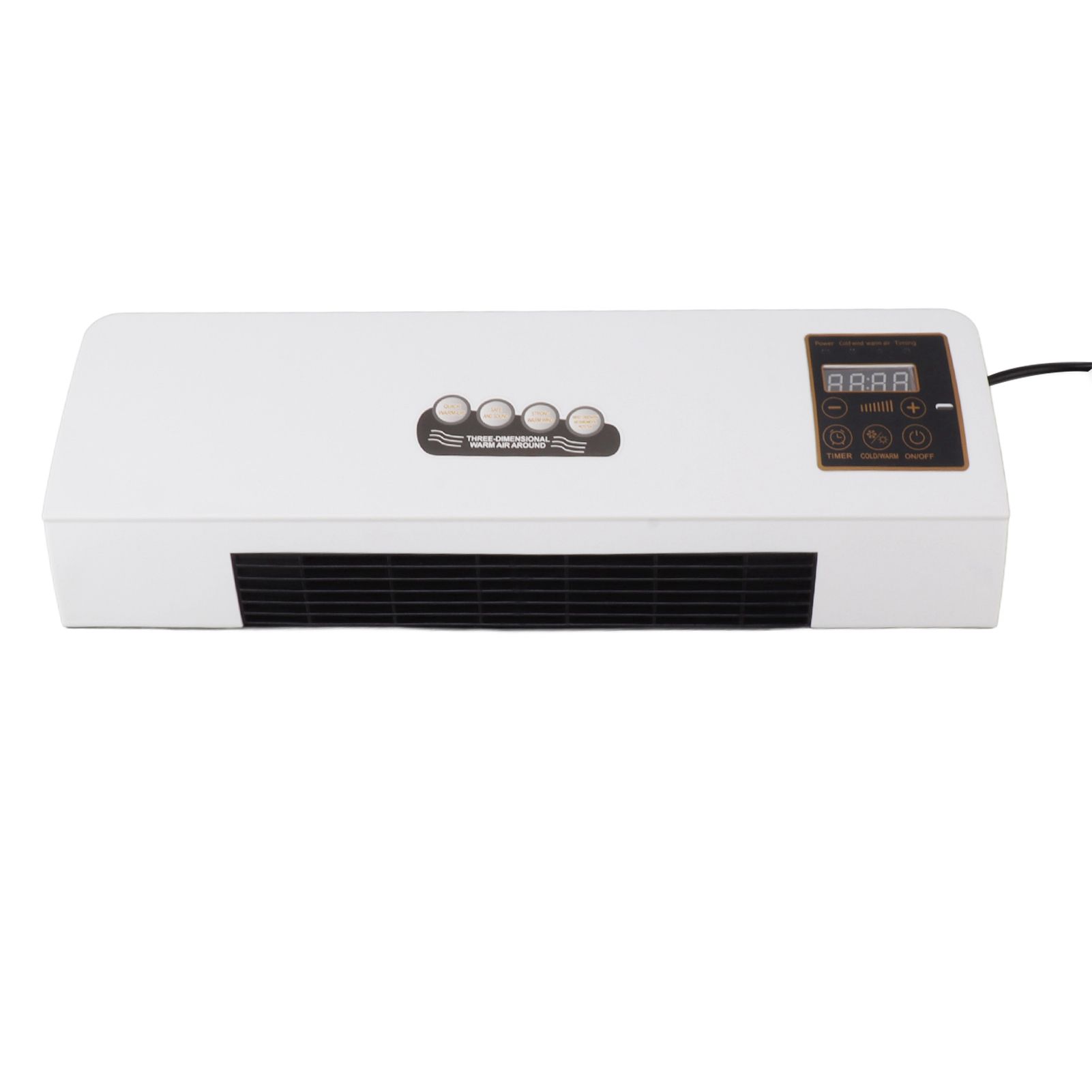 1800W Electric Space Heater for Indoor with Remote Wall Mounted Heater Fan Combo Low Noise Timing Function for Home Office 220V Prise UA - Image 4