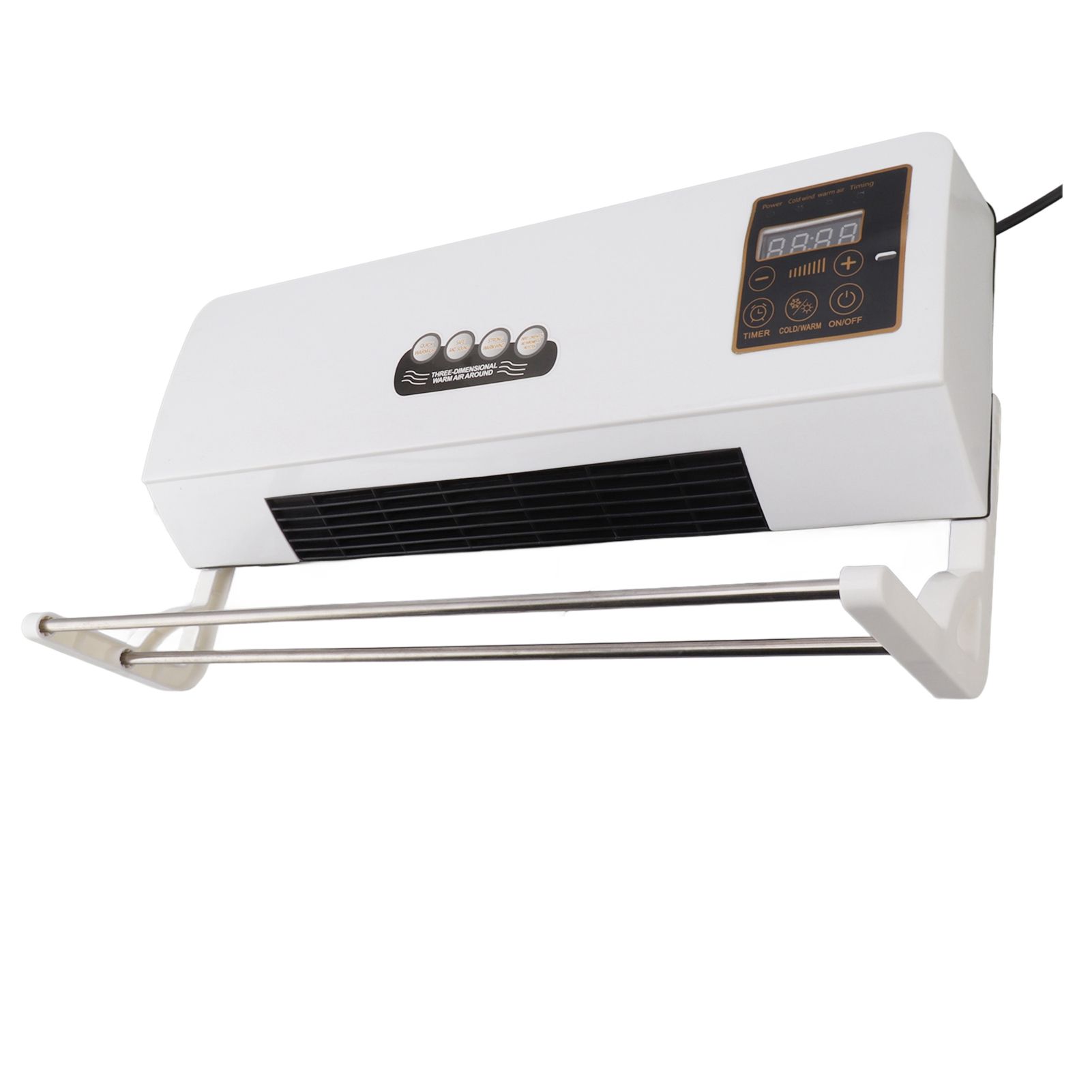 1800W Electric Space Heater for Indoor with Remote Wall Mounted Heater Fan Combo Low Noise Timing Function for Home Office 220V Prise UA - Image 5