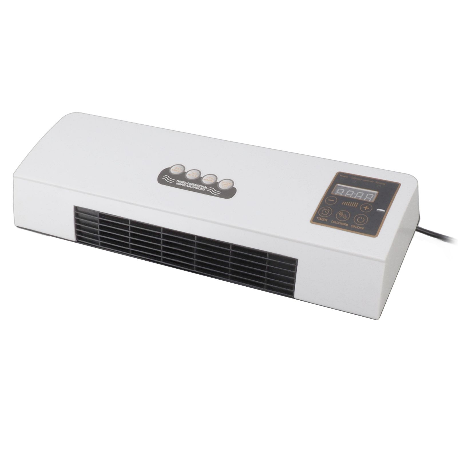 1800W Wall Mounted Air Conditioner Heater Electric Cooling Heating Machine PTC Heating Element Heater with Remote Control Timer for Bedroom Bathroom 220V English Version - Image 2