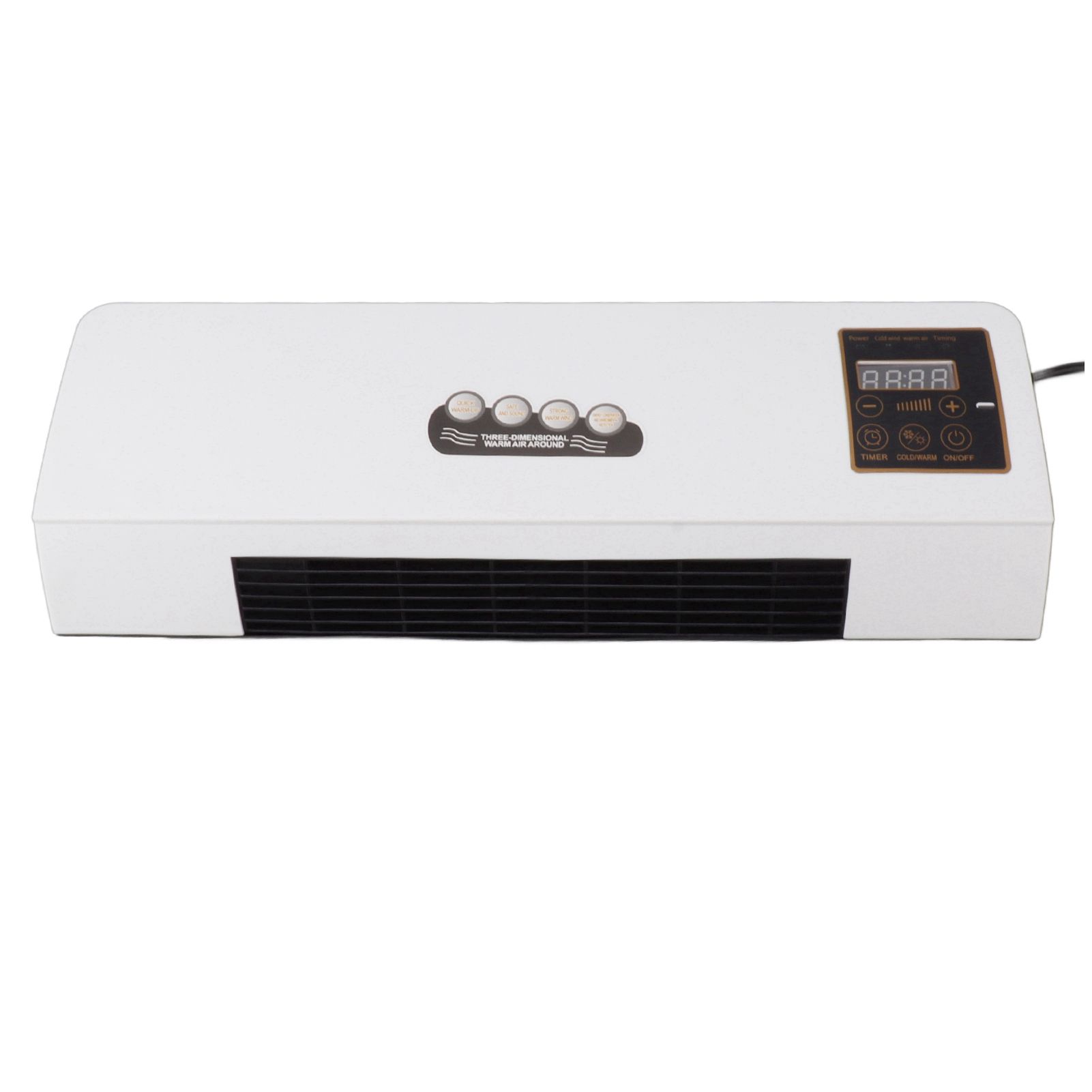 1800W Wall Mounted Air Conditioner Heater Electric Cooling Heating Machine PTC Heating Element Heater with Remote Control Timer for Bedroom Bathroom 220V English Version - Image 8