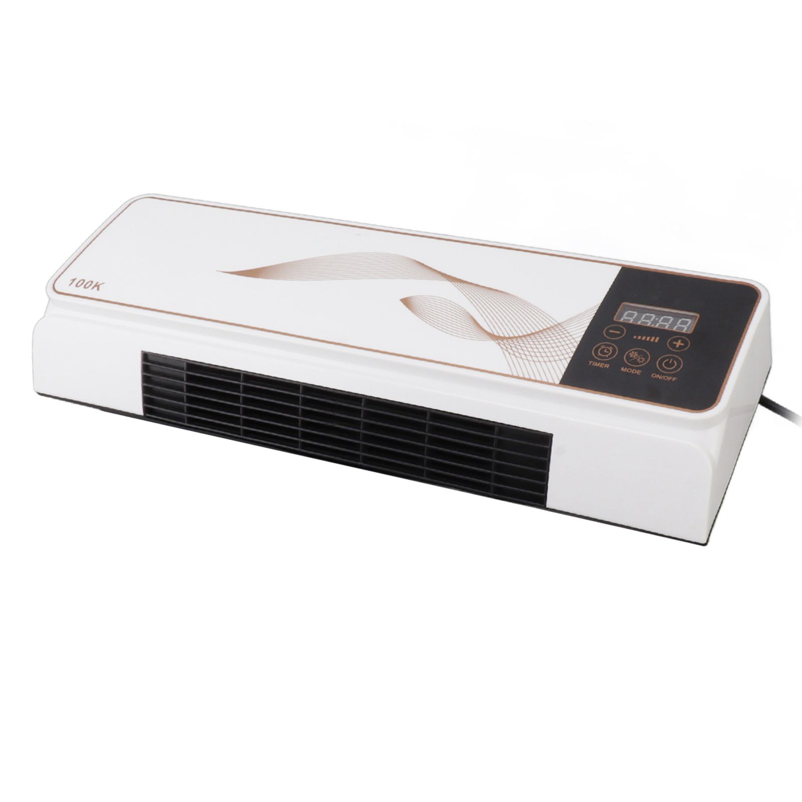 Electric Fan Heater ABS PP Wall Mounted Mini Heating Cooling Machine with Remote Control for Bedroom Bathroom Living Room 220V AU Plug - Image 2