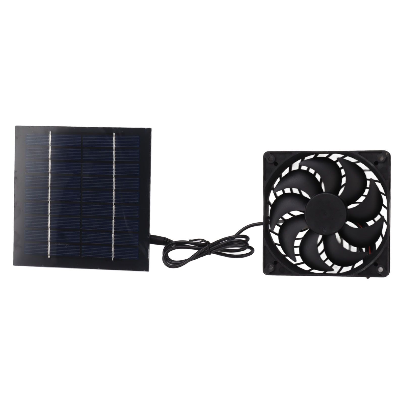 10W Solar Panel Fan Kit Solar Powered Fan for Small Greenhouses Doghouses Sheds Ventilation - Image 3