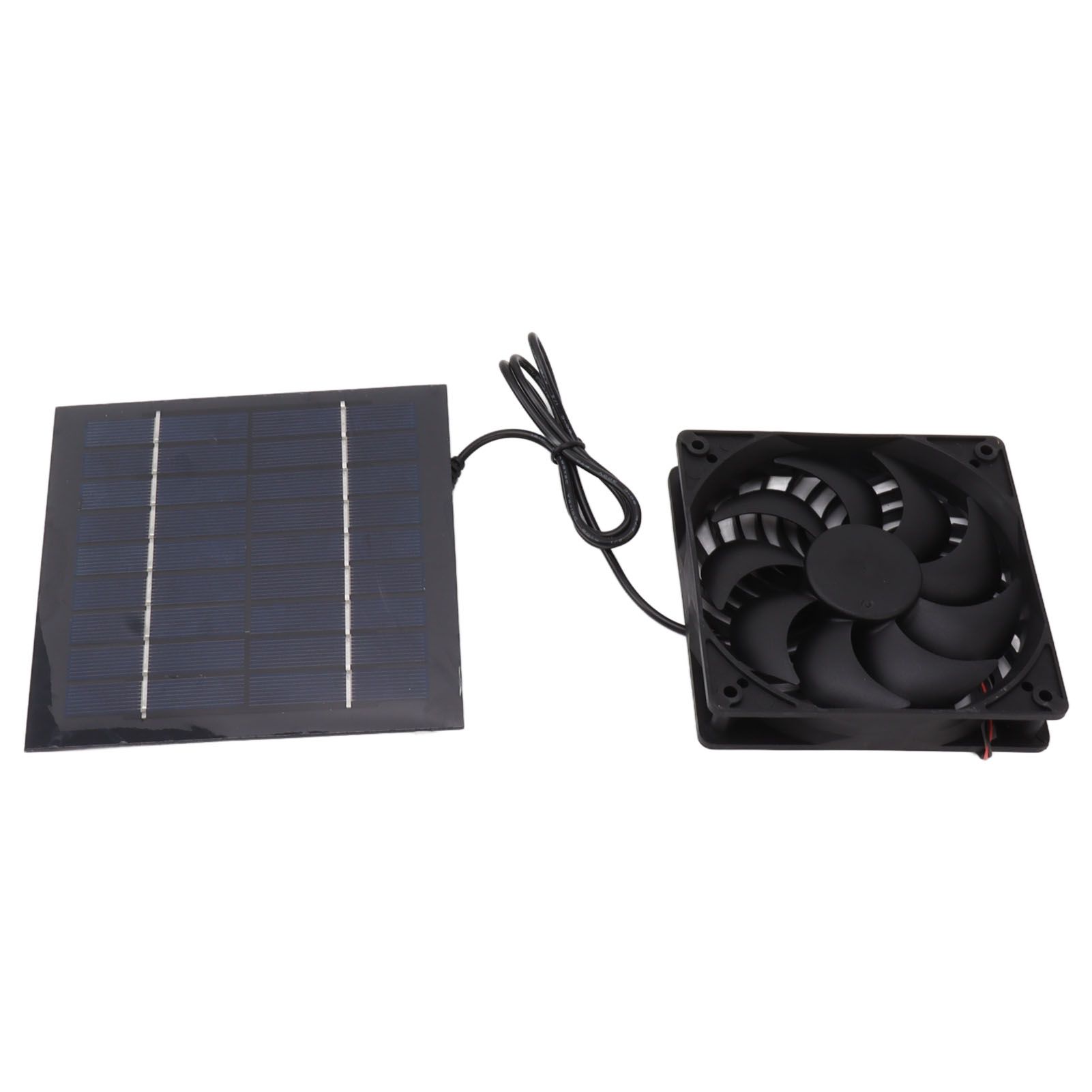 10W Solar Panel Fan Kit Solar Powered Fan for Small Greenhouses Doghouses Sheds Ventilation - Image 6