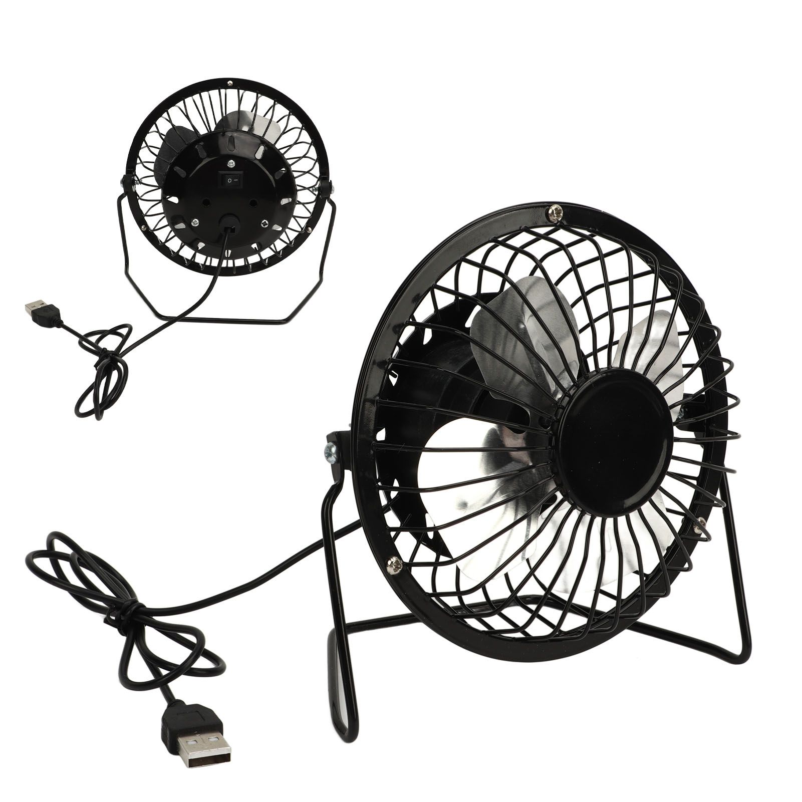 Solar Panel Powered Fan 5W USB 360 Degree Adjustable Solar Panel Greenhouse Fan for Outdoor Chicken Coop Dog House - Image 8