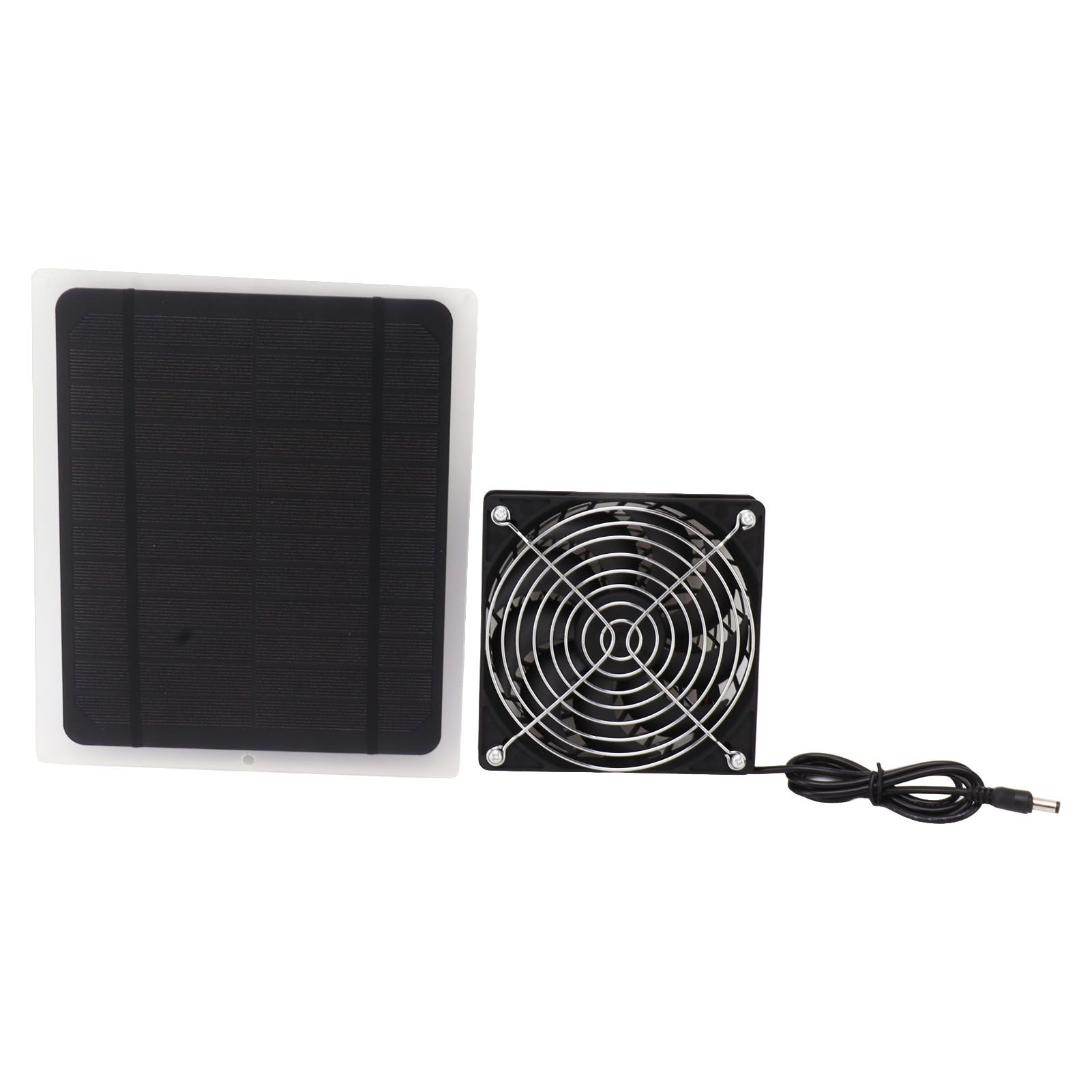 Solar Panel Fan Kit 10W Weatherproof Solar Powered Fan Wall Mounted for Outside Small Chicken Coops Greenhouses Sheds - Image 2