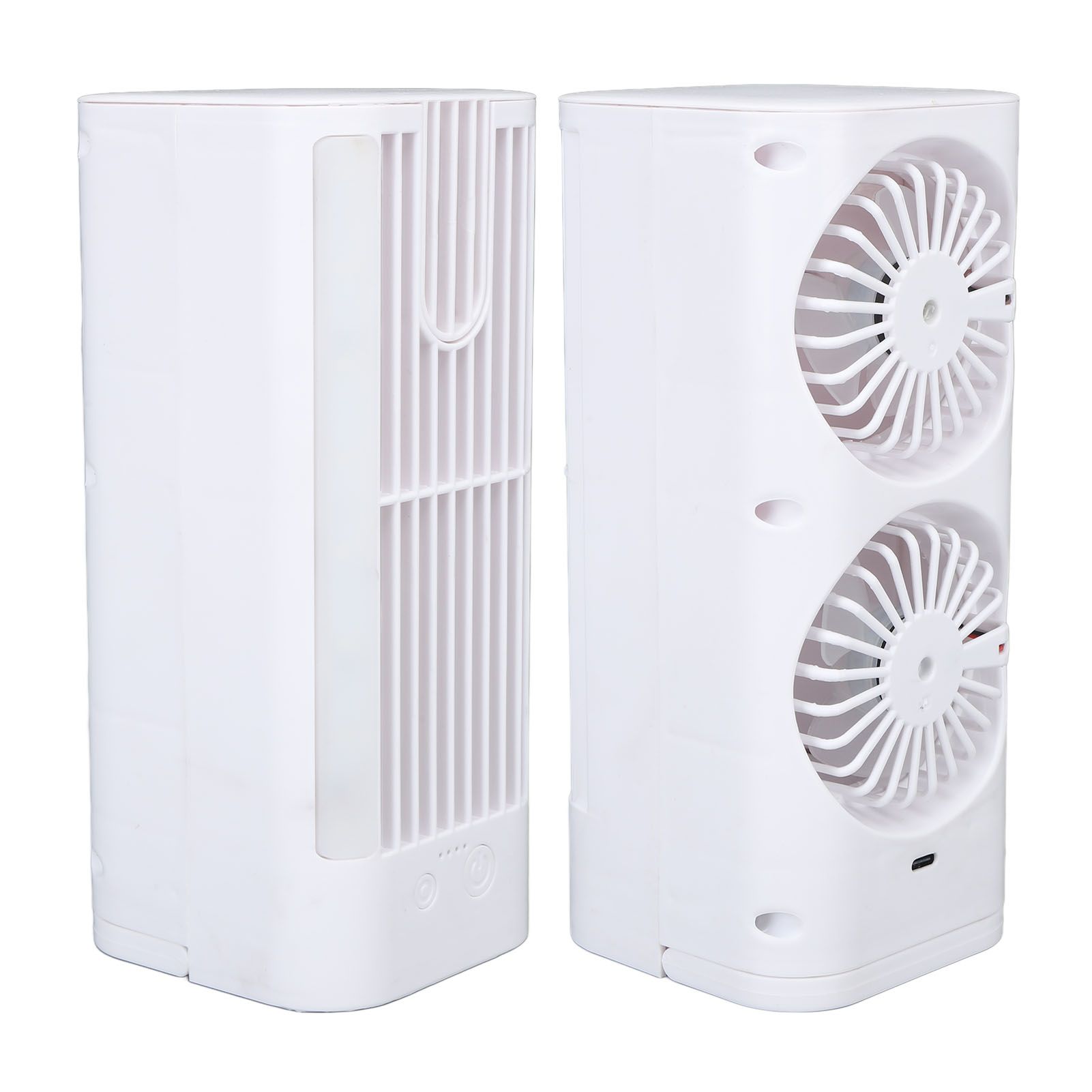 Desk Night Light Fan Power Adjustable Space Saving Quiet Multifunctional Cool Fan Plug and Play Without Sprayer - Image 8