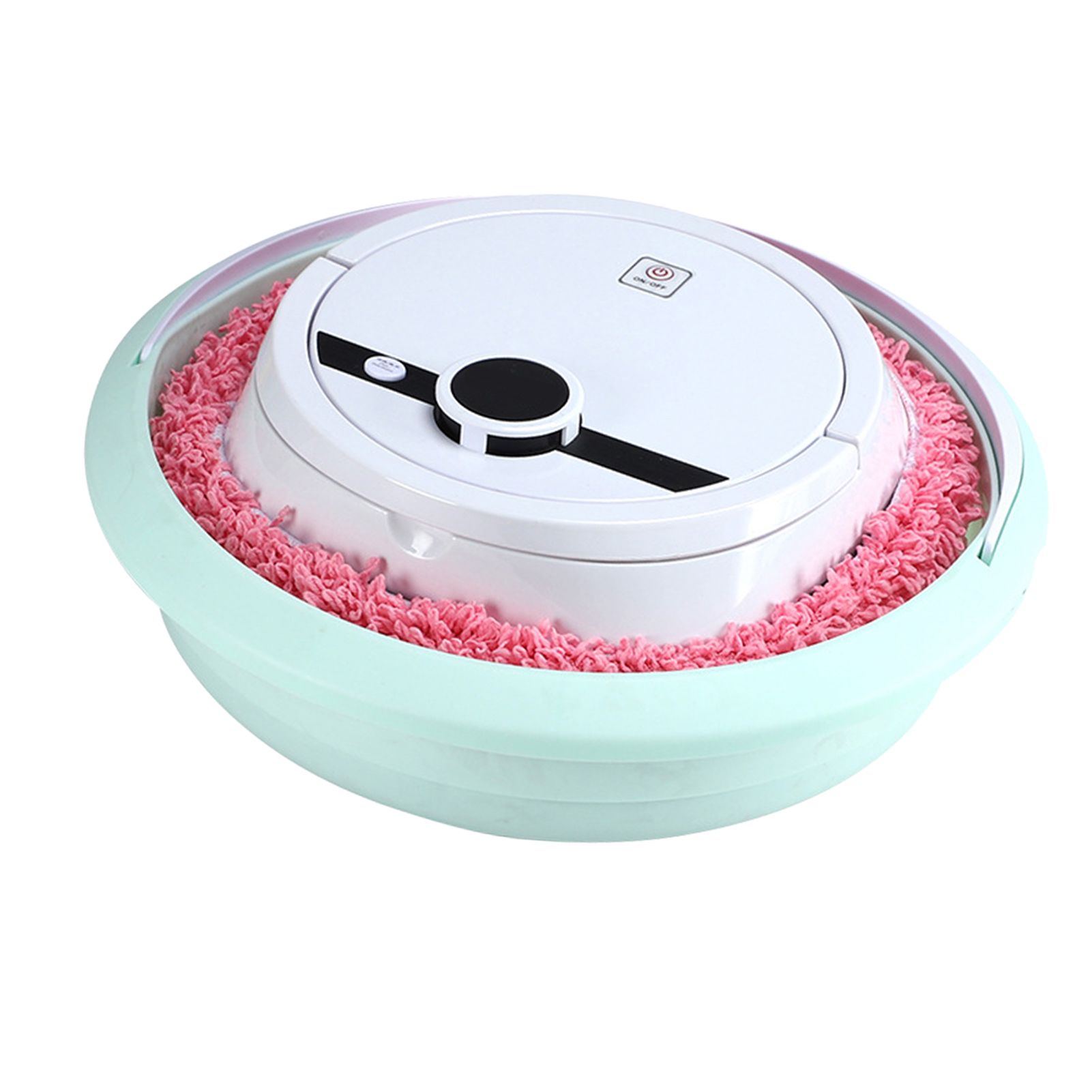 Robot Vacuum Cleaner Strong Suction Wet and Dry Use Rechargeable Robot Mop for Livingroom Bedroom Bathroom White - Image 2