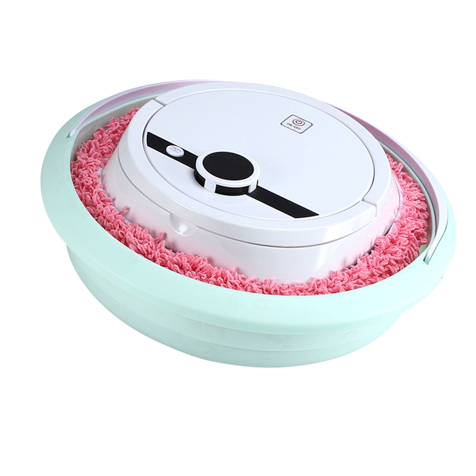 Robot Vacuum Cleaner Strong Suction Wet and Dry Use Rechargeable Robot Mop for Livingroom Bedroom Bathroom White - Image 3