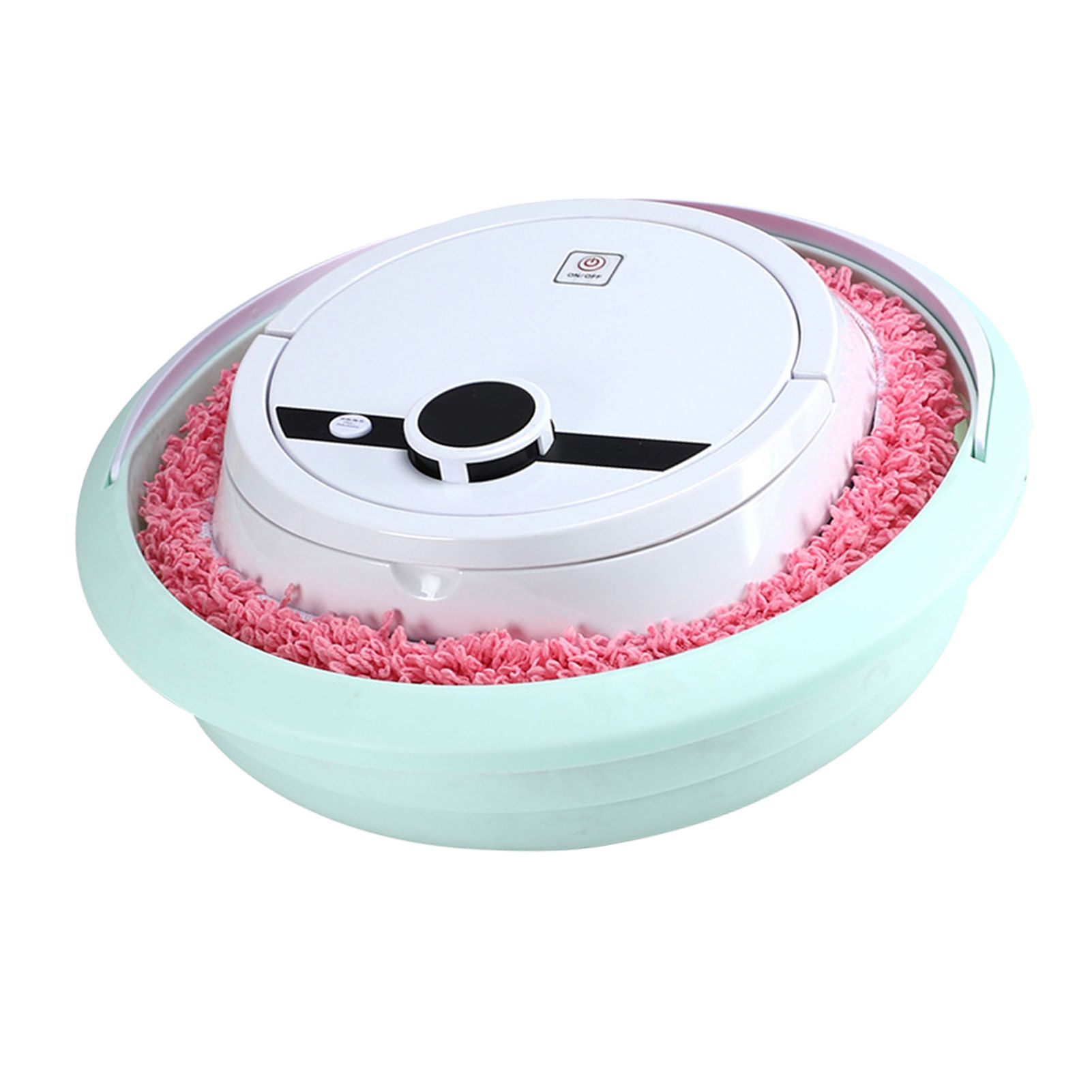 Robot Vacuum Cleaner Strong Suction Wet and Dry Use Rechargeable Robot Mop for Livingroom Bedroom Bathroom White - Image 4