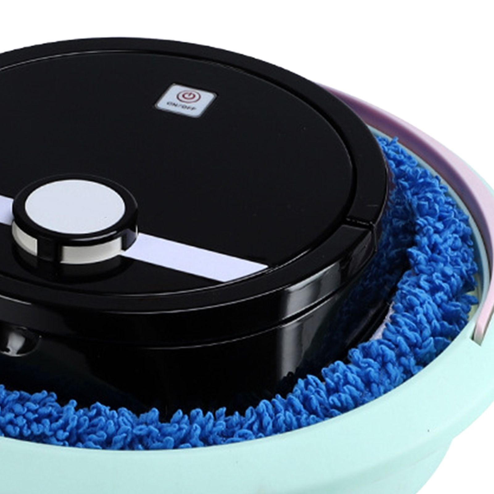 Robot Vacuum Cleaner Strong Suction Wet and Dry Use Rechargeable Robot Mop for Livingroom Bedroom Bathroom Black - Image 7