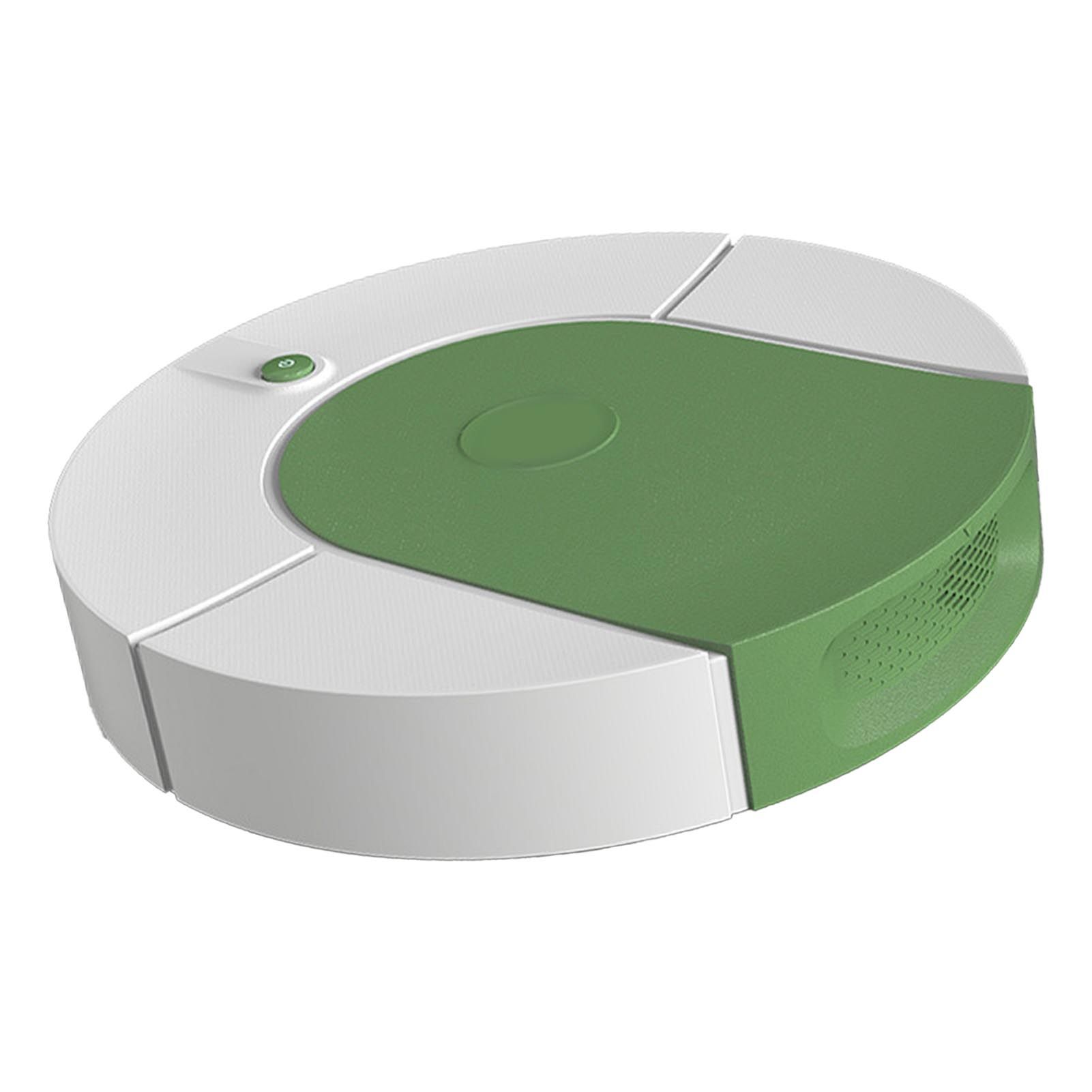 Robot Vacuum Cleaner Strong Suction Automatic USB Rechargeable Sweeping Robot for Ceramic Tiles Hard Floors Green - Image 4