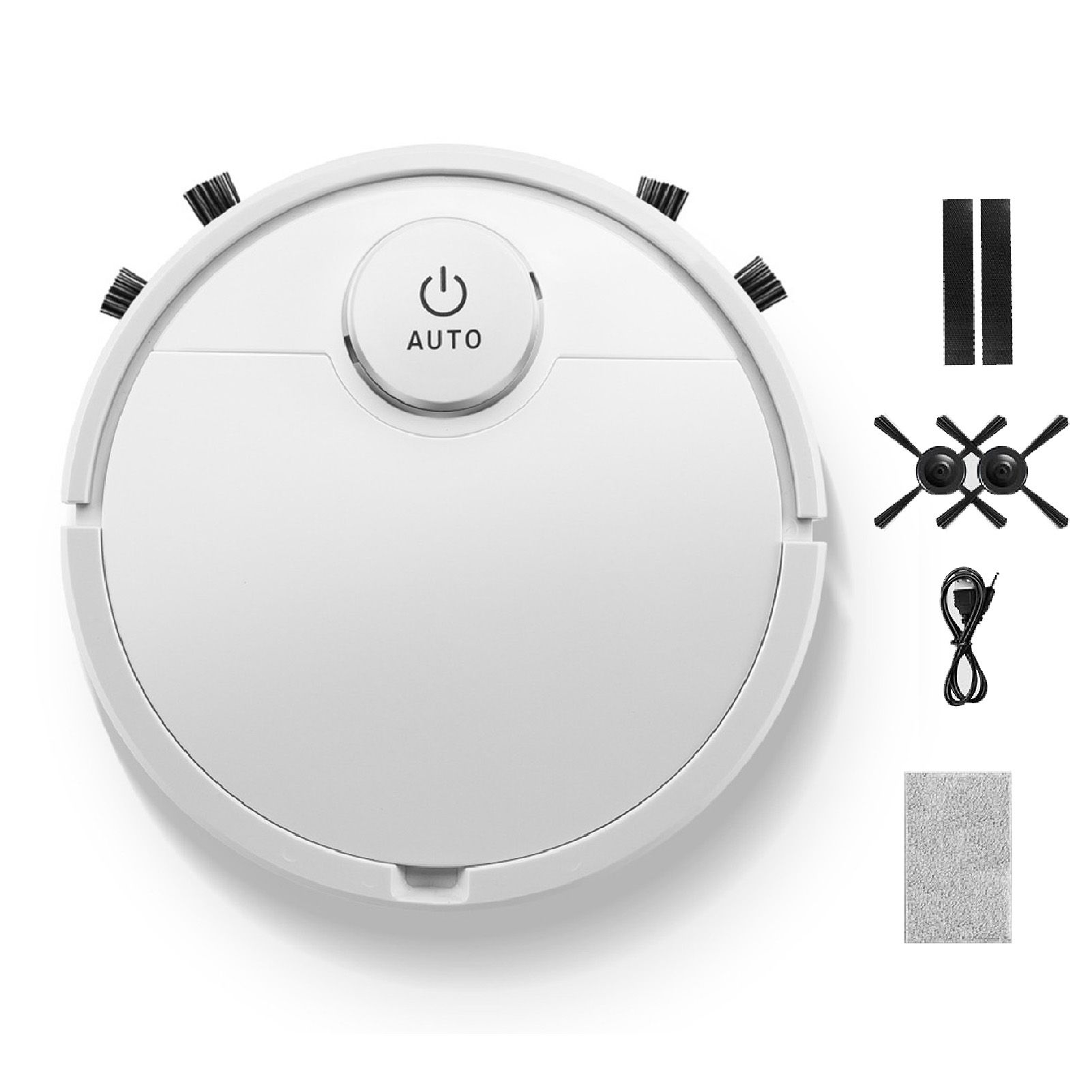 Robot Vacuum Cleaner Touch Control High Coverage Automatic Floor Sweeping Robot for Wood Floor Tiles - Image 1