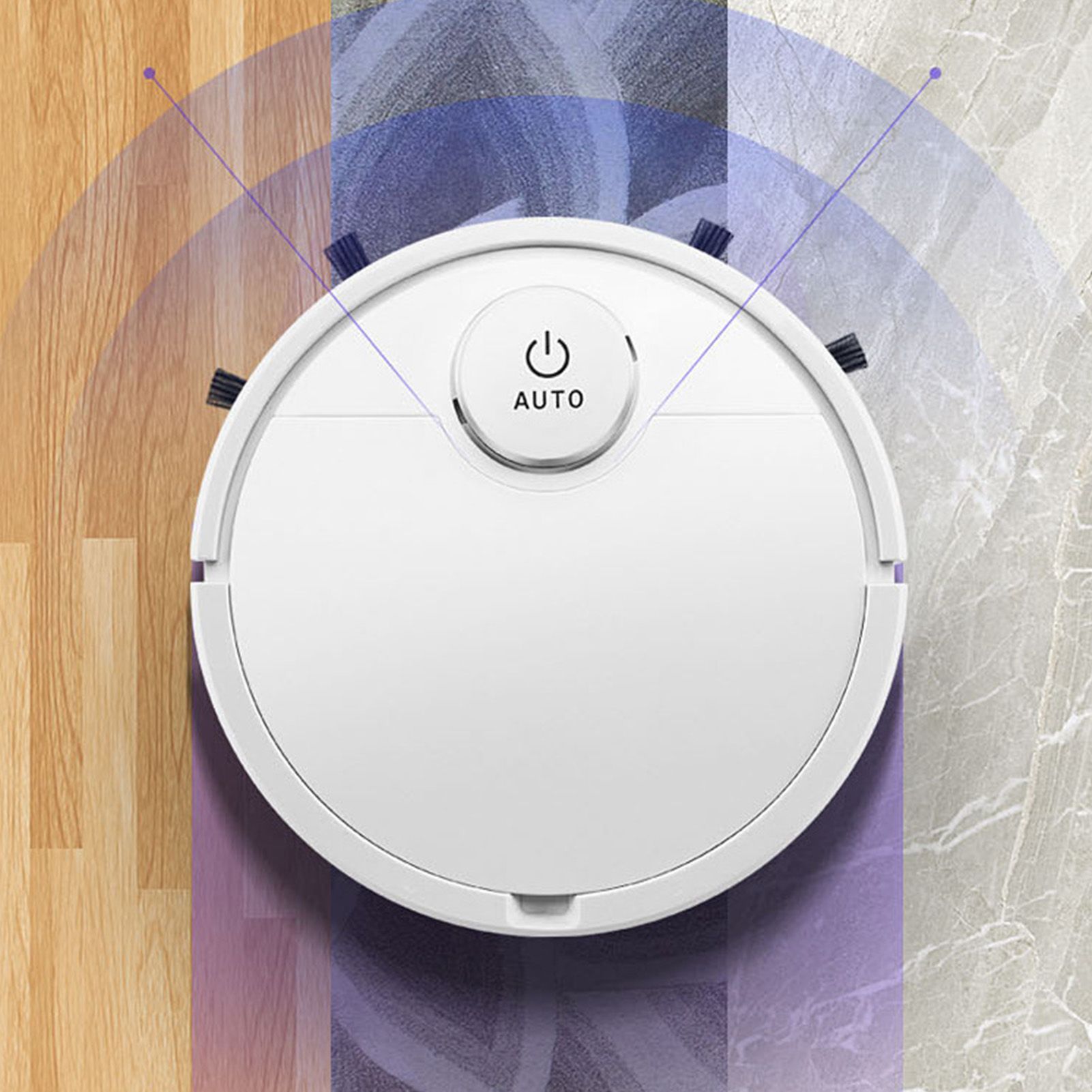 Robot Vacuum Cleaner Touch Control High Coverage Automatic Floor Sweeping Robot for Wood Floor Tiles - Image 5