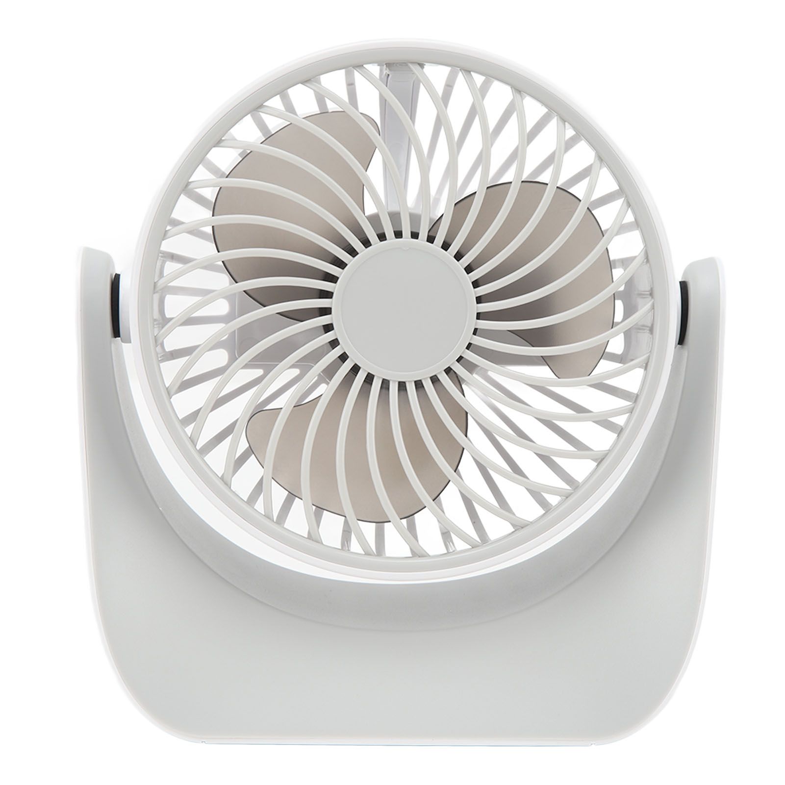 USB Desk Fan 3 Speed Modes Stable Base Rotatable Head USB Charge Small Desk Fan for Family Office School - Image 2