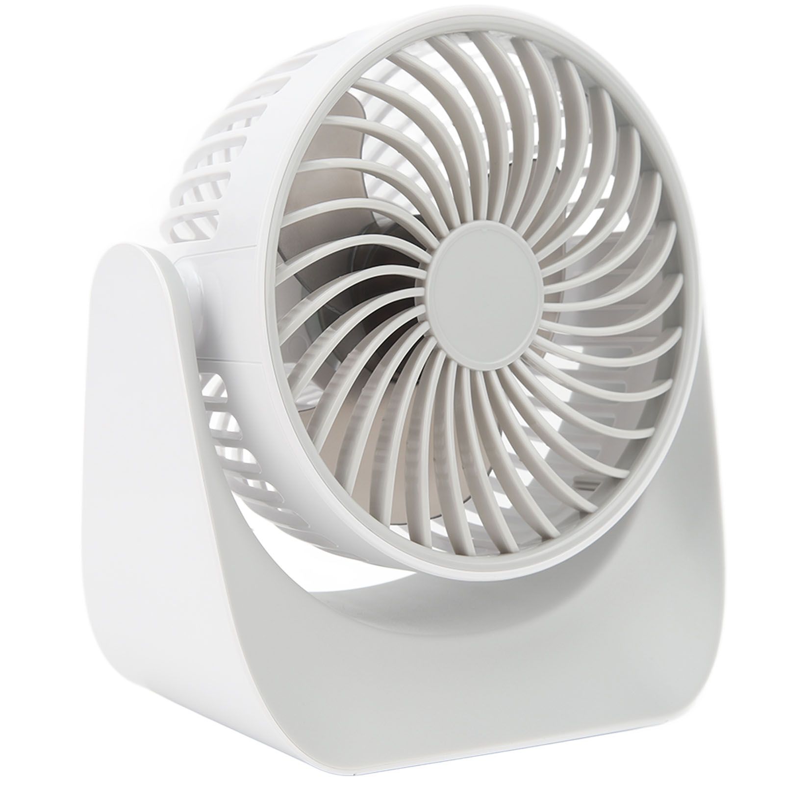 USB Desk Fan 3 Speed Modes Stable Base Rotatable Head USB Charge Small Desk Fan for Family Office School - Image 3