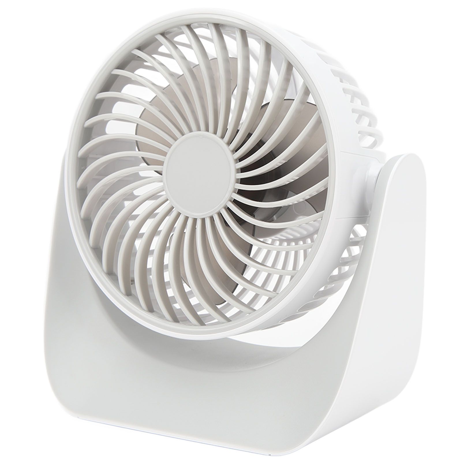 USB Desk Fan 3 Speed Modes Stable Base Rotatable Head USB Charge Small Desk Fan for Family Office School - Image 4