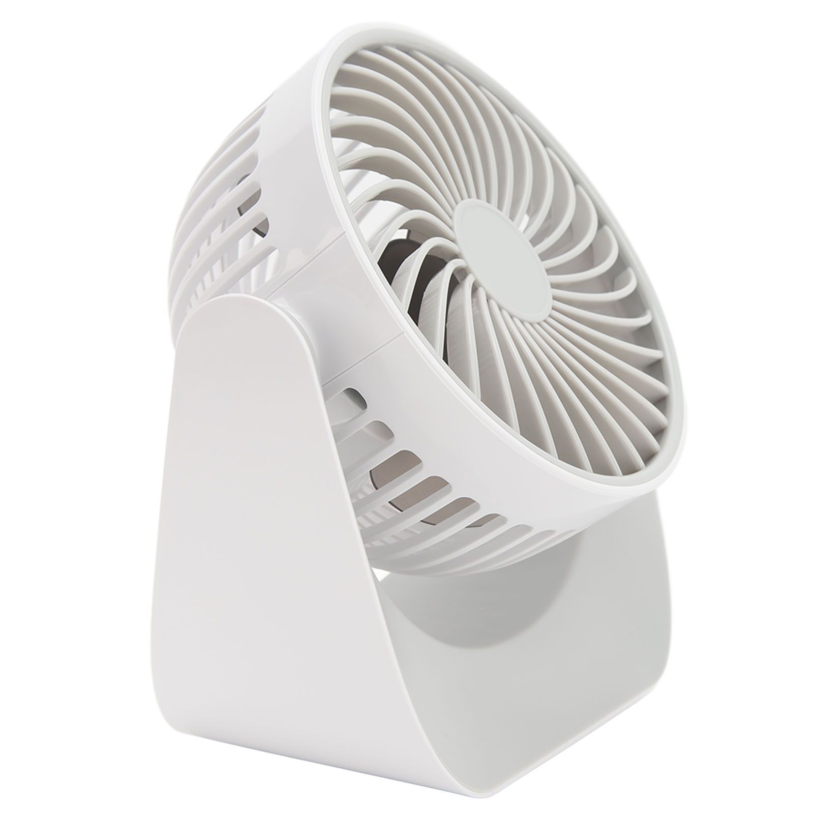 USB Desk Fan 3 Speed Modes Stable Base Rotatable Head USB Charge Small Desk Fan for Family Office School - Image 5
