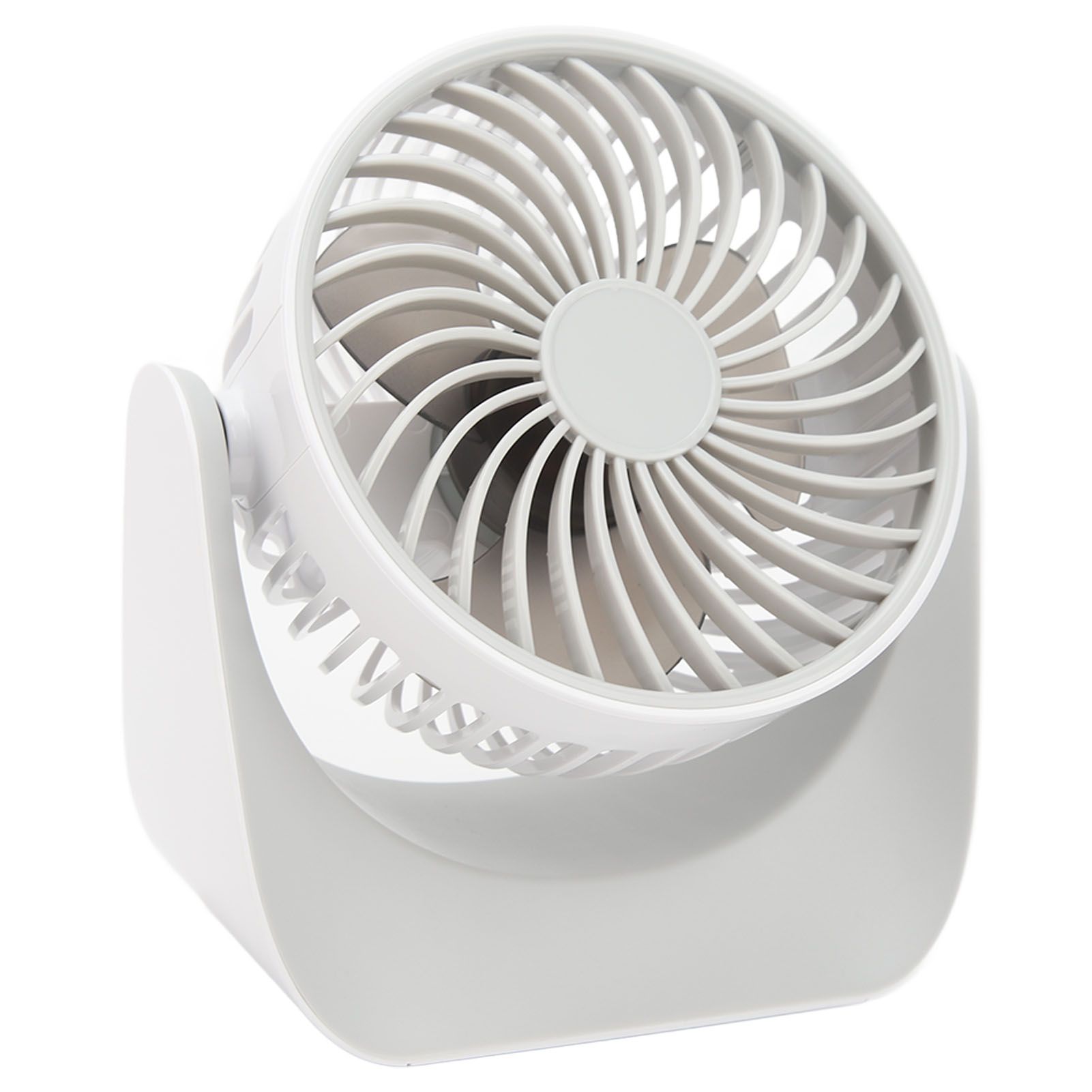 USB Desk Fan 3 Speed Modes Stable Base Rotatable Head USB Charge Small Desk Fan for Family Office School - Image 6