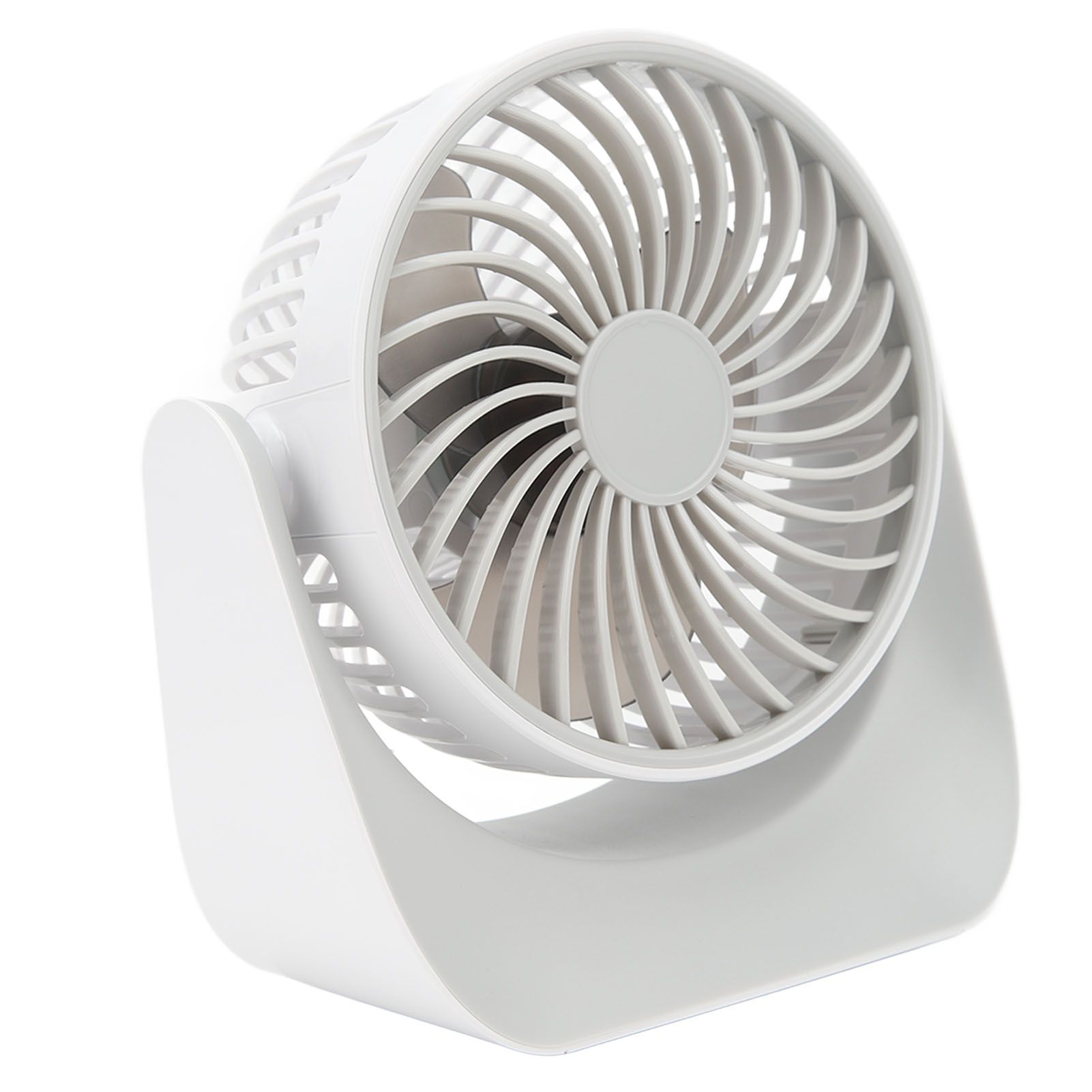 USB Desk Fan 3 Speed Modes Stable Base Rotatable Head USB Charge Small Desk Fan for Family Office School - Image 8