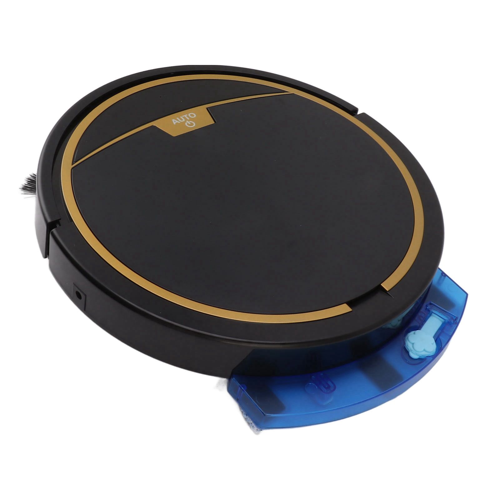 Ultra Thin Fully Automatic Robot Vacuum Cleaner Smart Robotic Vacuum Cleaner for Dust Hair Fluff Black With Water Tank 32x35 cm - Image 2