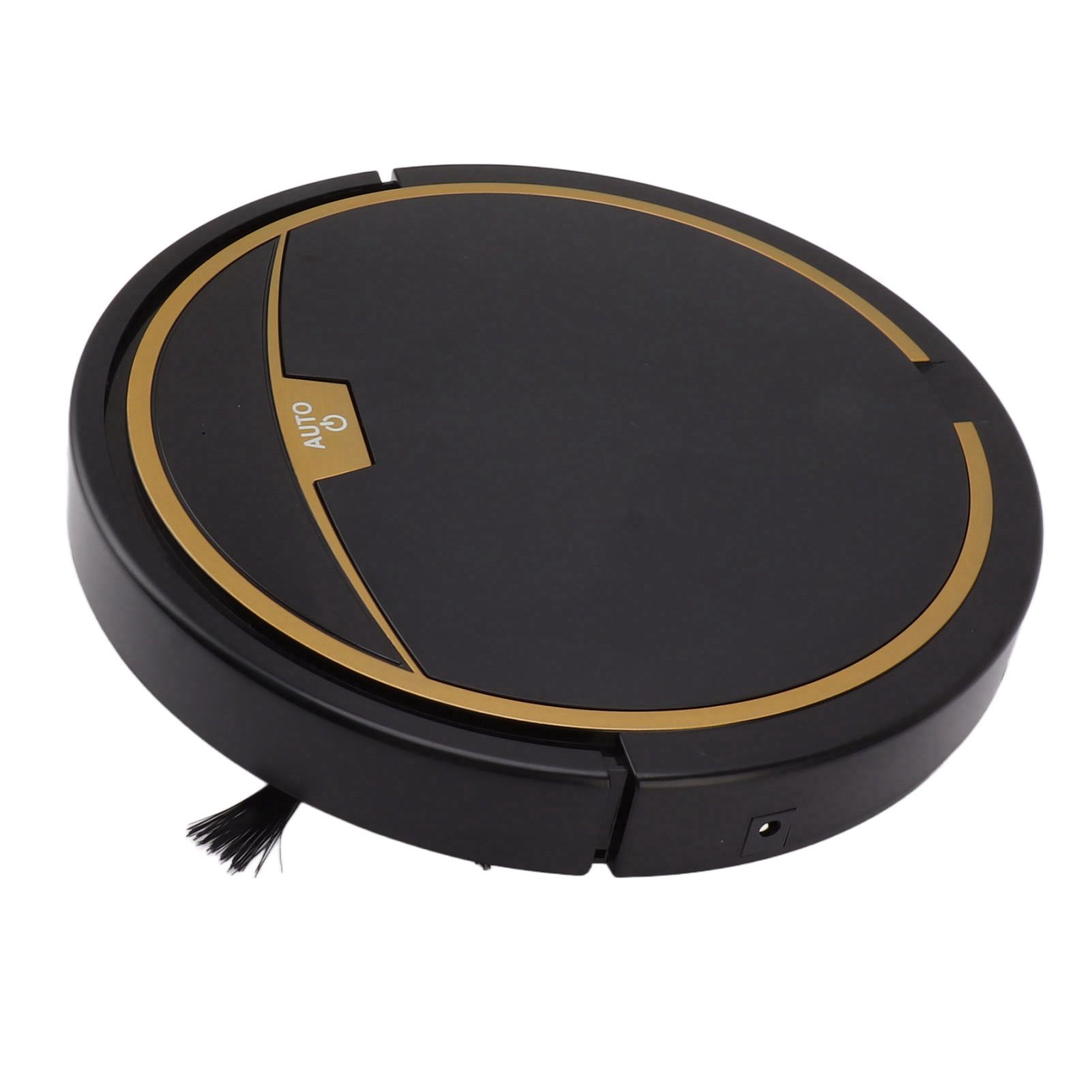Ultra Thin Fully Automatic Robot Vacuum Cleaner Smart Robotic Vacuum Cleaner for Dust Hair Fluff Black Without Water Tank 32x32cm - Image 2