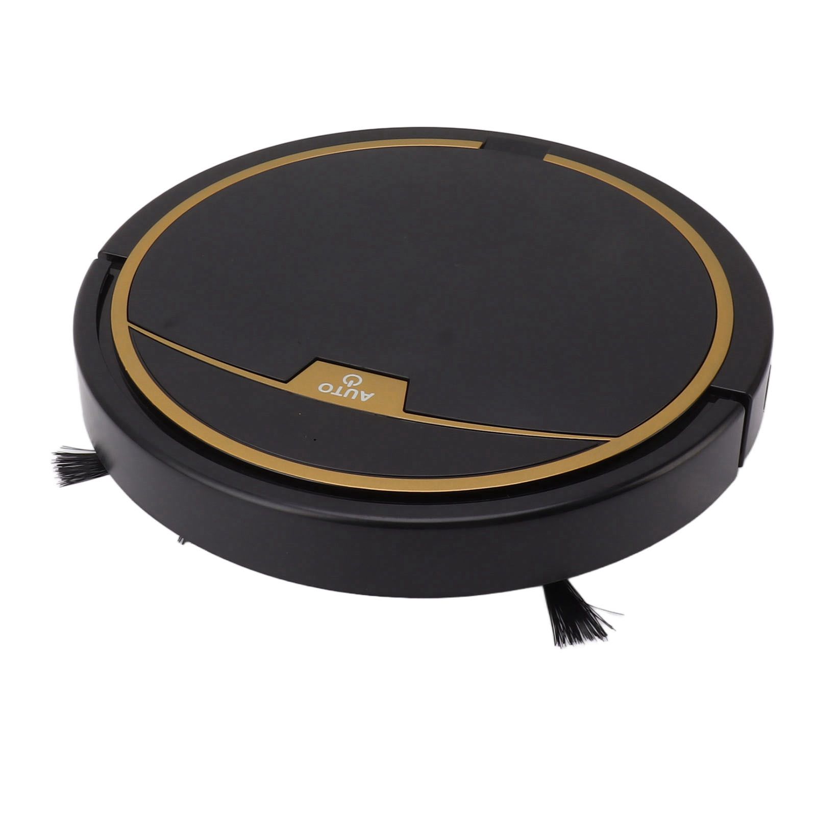 Ultra Thin Fully Automatic Robot Vacuum Cleaner Smart Robotic Vacuum Cleaner for Dust Hair Fluff Black Without Water Tank 32x32cm - Image 3