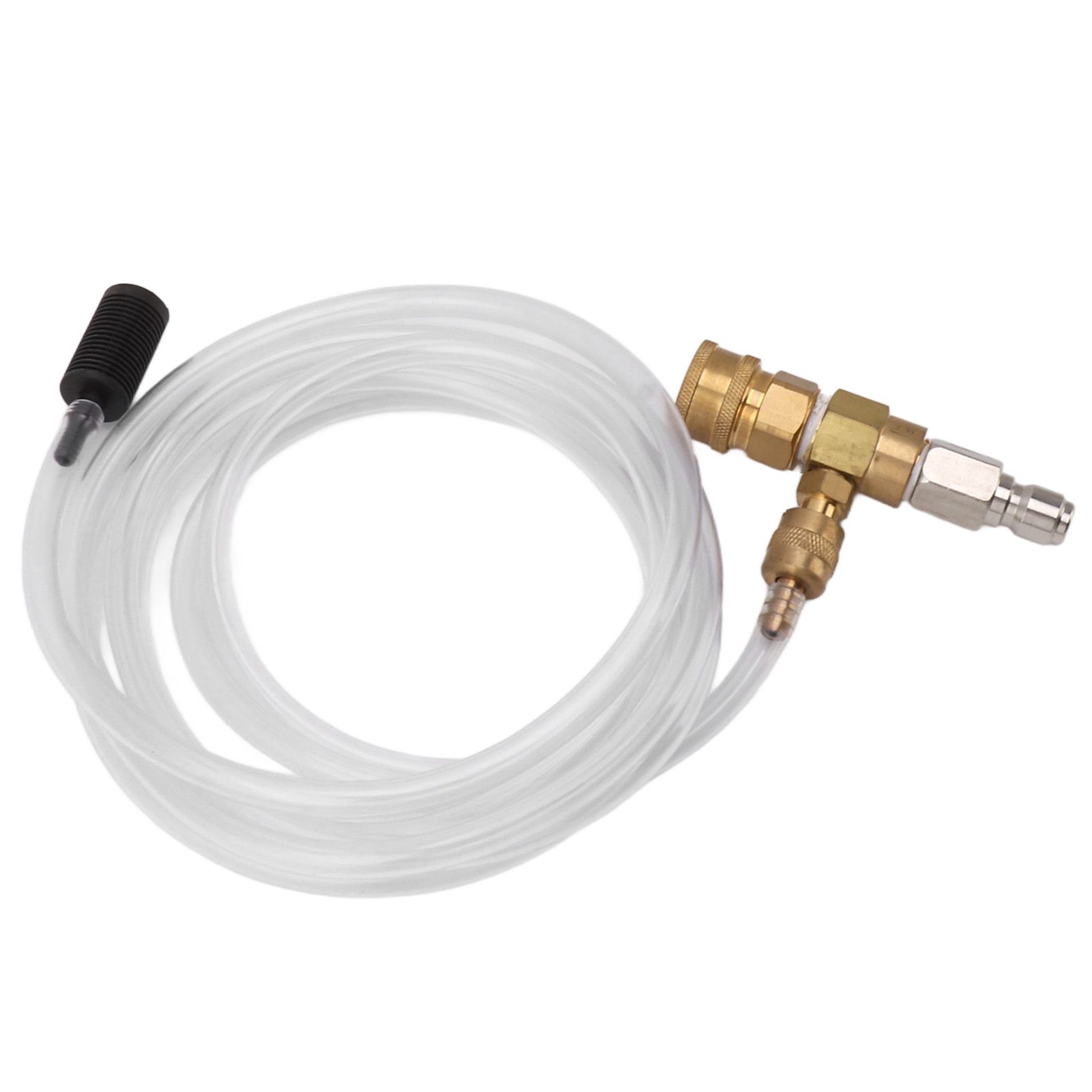 Adjustable Chemical Injector Kit Power Washer Chemical Injector Kit Soap Injector with Siphon Hose Soap Nozzle 3/8 Inch Connectors - Image 3