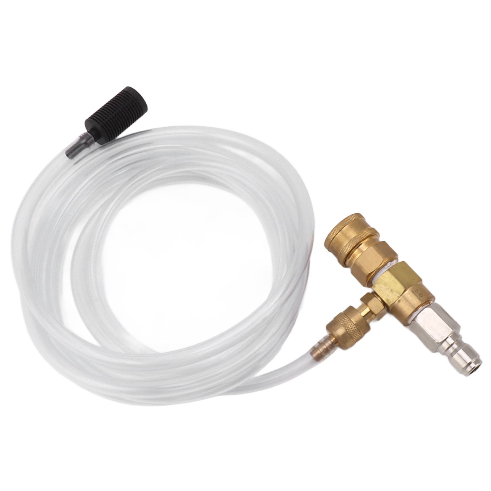 Adjustable Chemical Injector Kit Power Washer Chemical Injector Kit Soap Injector with Siphon Hose Soap Nozzle 3/8 Inch Connectors - Image 4