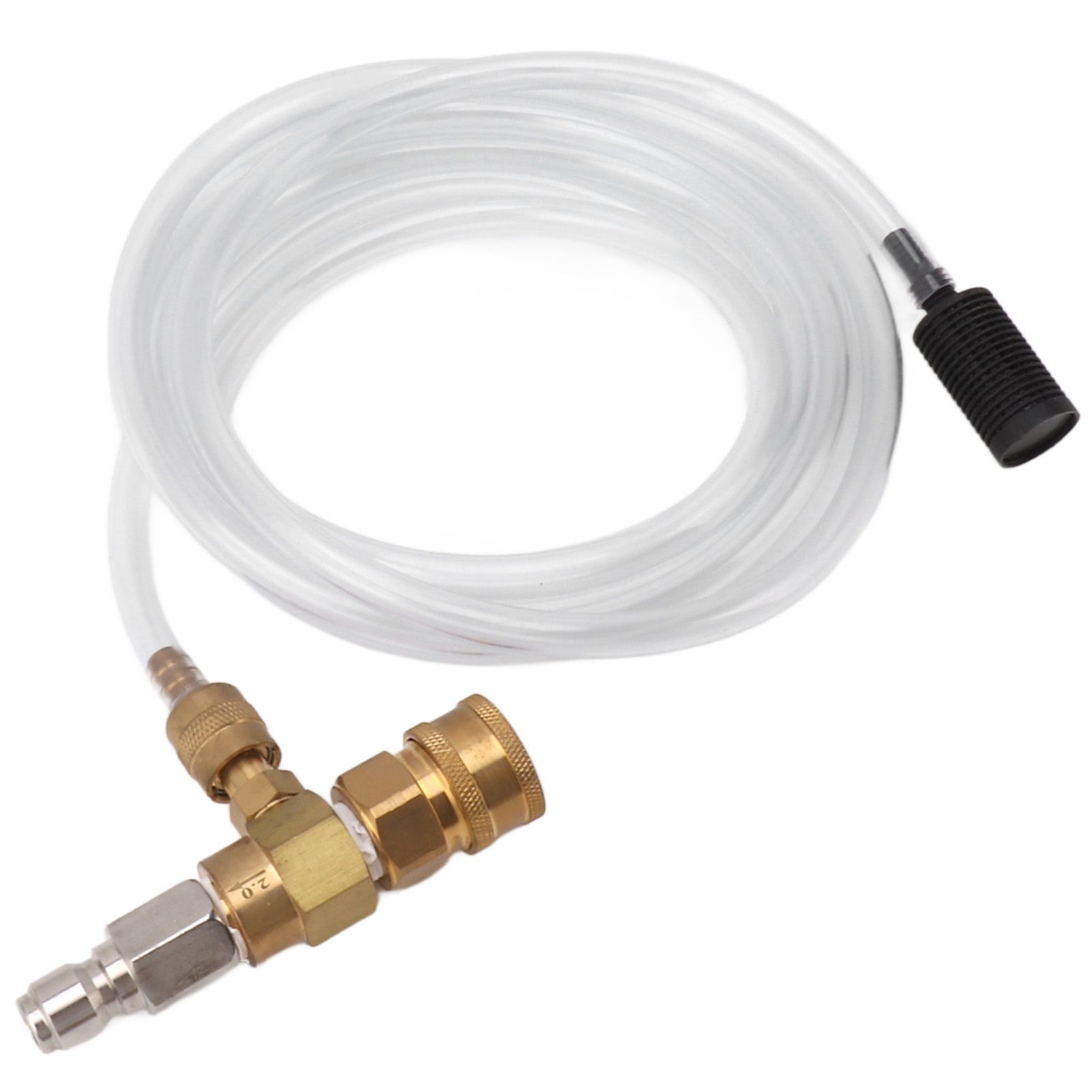 Adjustable Chemical Injector Kit Power Washer Chemical Injector Kit Soap Injector with Siphon Hose Soap Nozzle 3/8 Inch Connectors - Image 6