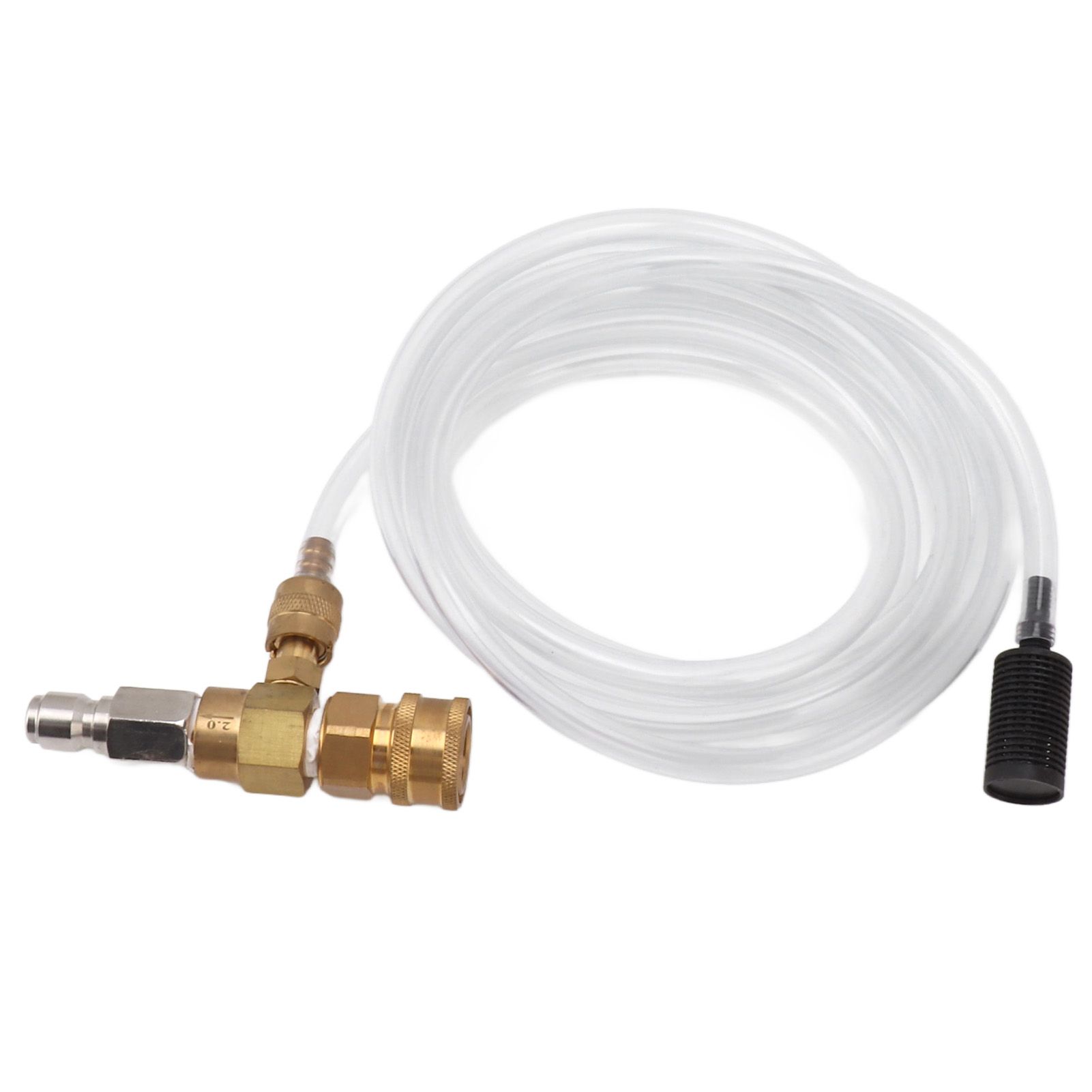 Adjustable Chemical Injector Kit Power Washer Chemical Injector Kit Soap Injector with Siphon Hose Soap Nozzle 3/8 Inch Connectors - Image 7