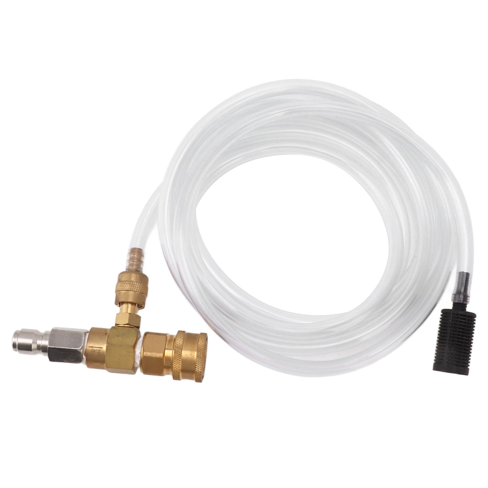 Adjustable Chemical Injector Kit Power Washer Chemical Injector Kit Soap Injector with Siphon Hose Soap Nozzle 3/8 Inch Connectors - Image 8