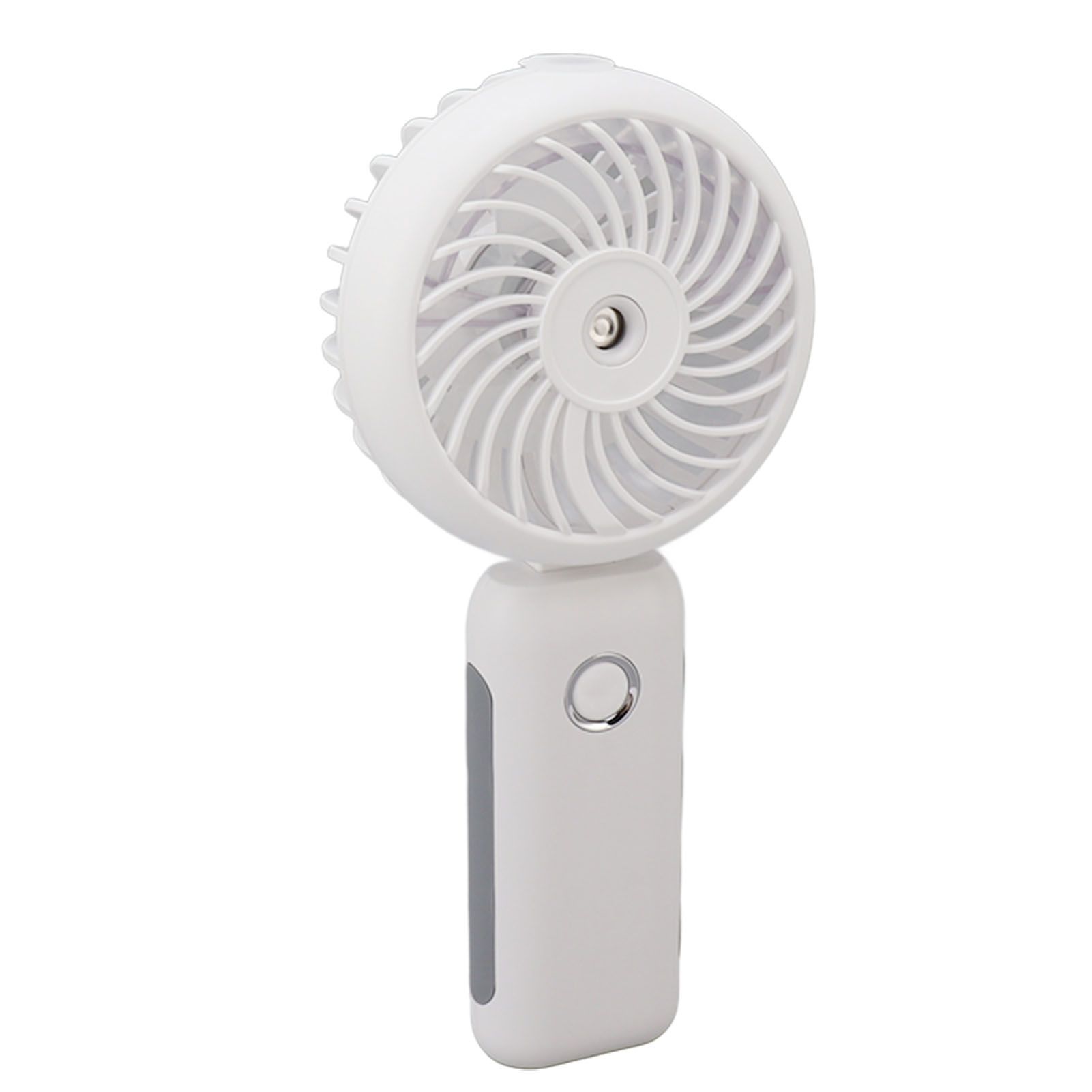 Portable Handheld Misting Fan Personal Mist Fan Spray Water Mist Fan Foldable Mini Cooling Fans 4000mAh Battery 3 Speed White - Image 2
