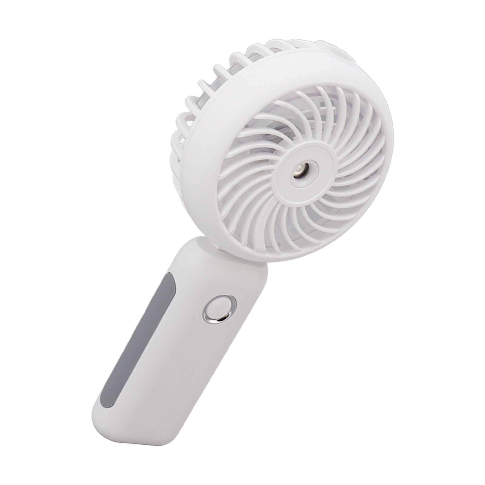 Portable Handheld Misting Fan Personal Mist Fan Spray Water Mist Fan Foldable Mini Cooling Fans 4000mAh Battery 3 Speed White - Image 5