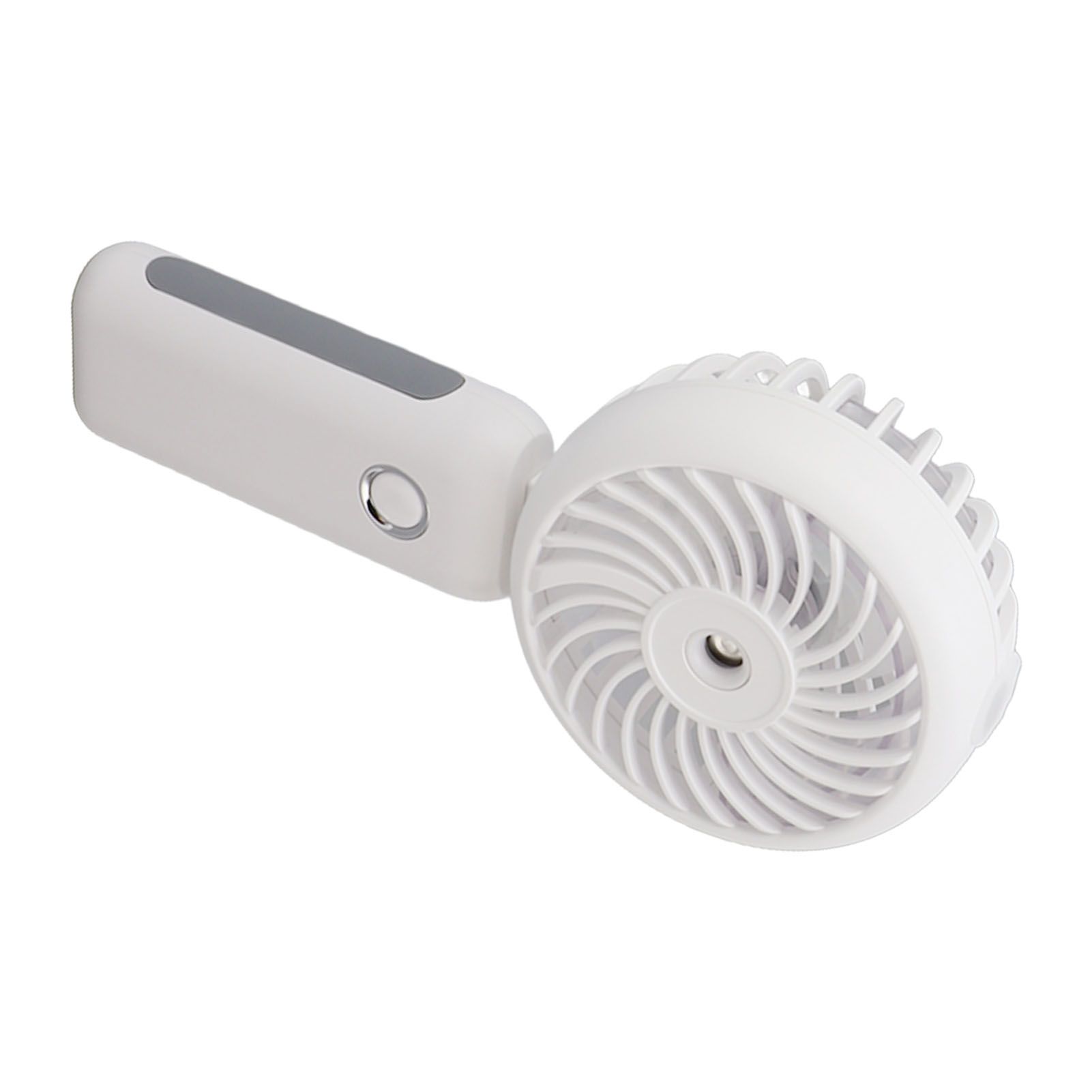 Portable Handheld Misting Fan Personal Mist Fan Spray Water Mist Fan Foldable Mini Cooling Fans 4000mAh Battery 3 Speed White - Image 6