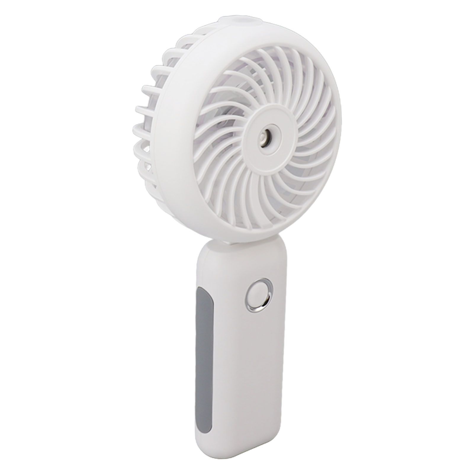 Portable Handheld Misting Fan Personal Mist Fan Spray Water Mist Fan Foldable Mini Cooling Fans 4000mAh Battery 3 Speed White - Image 8