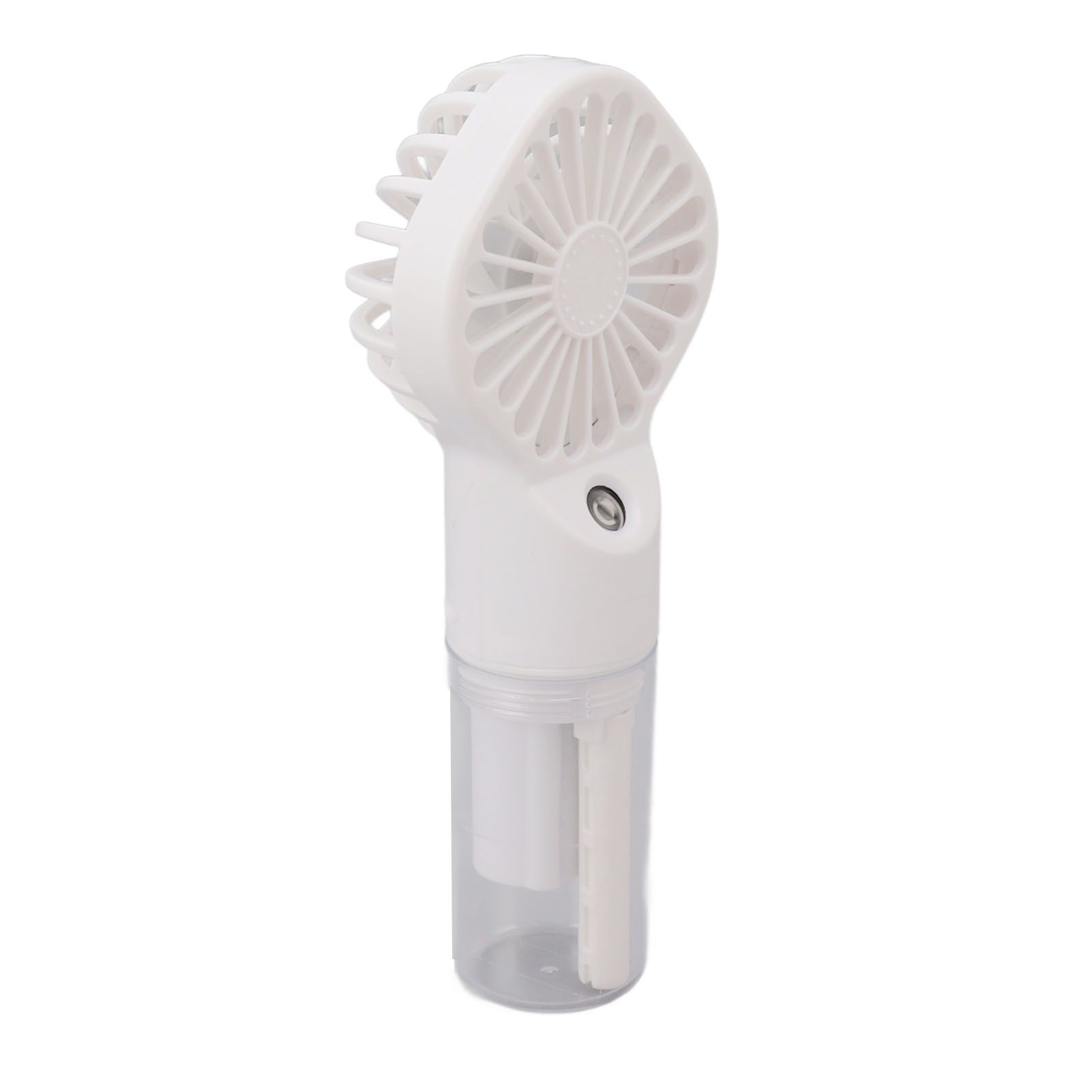 Portable Handheld Misting Fan USB Rechargeable Water Spray Mist Fan with 4 Gear Speed White - Image 2