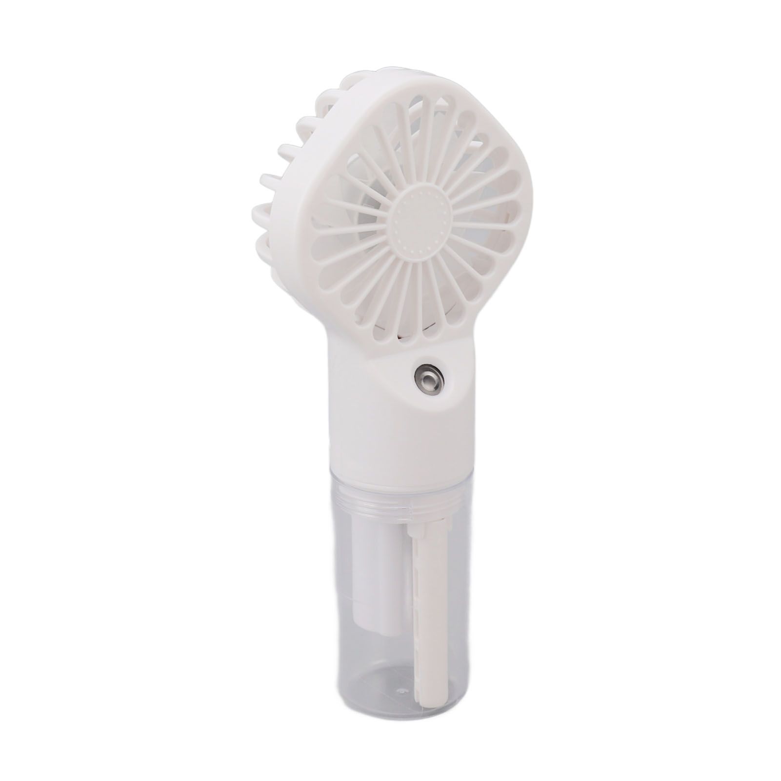 Portable Handheld Misting Fan USB Rechargeable Water Spray Mist Fan with 4 Gear Speed White - Image 3
