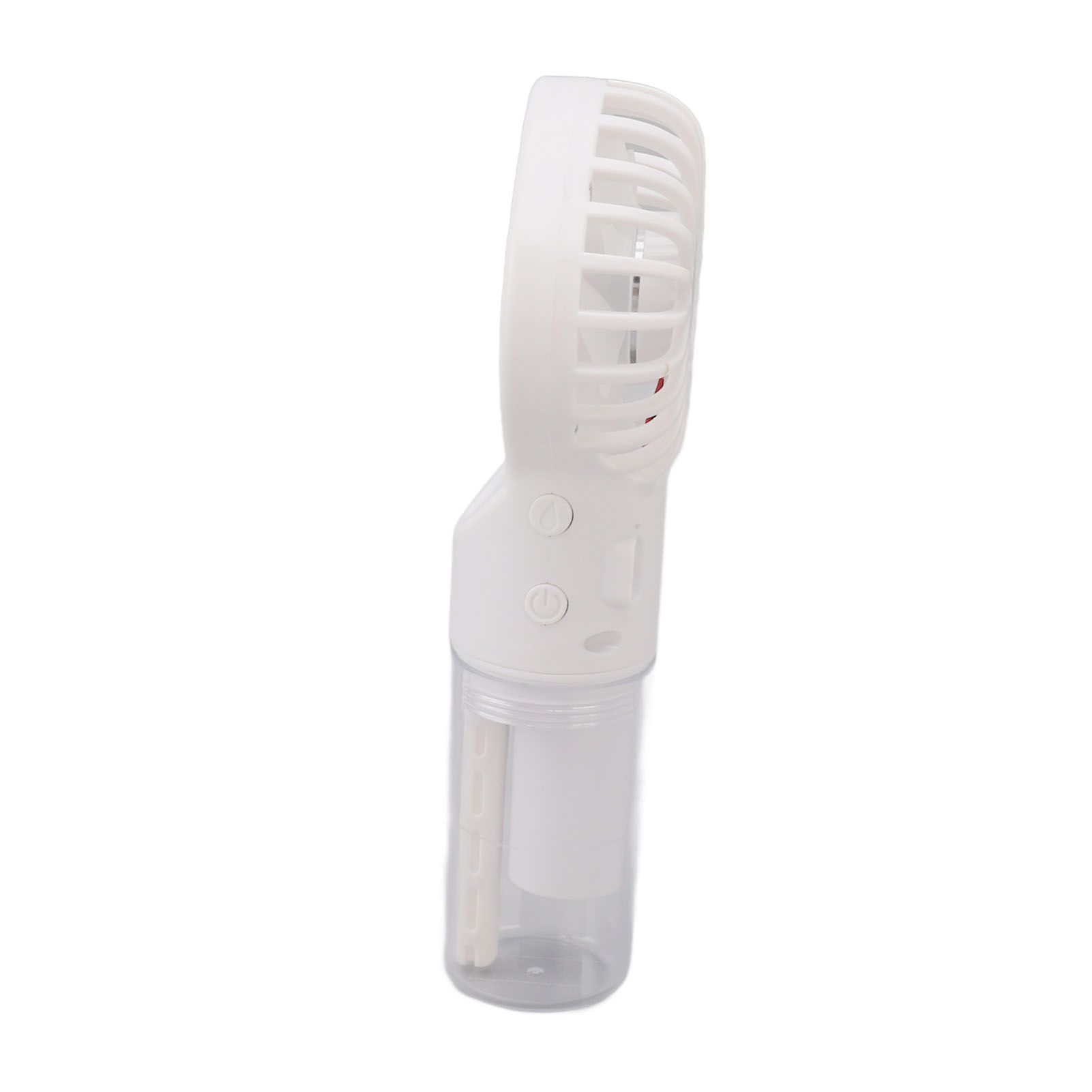 Portable Handheld Misting Fan USB Rechargeable Water Spray Mist Fan with 4 Gear Speed White - Image 4