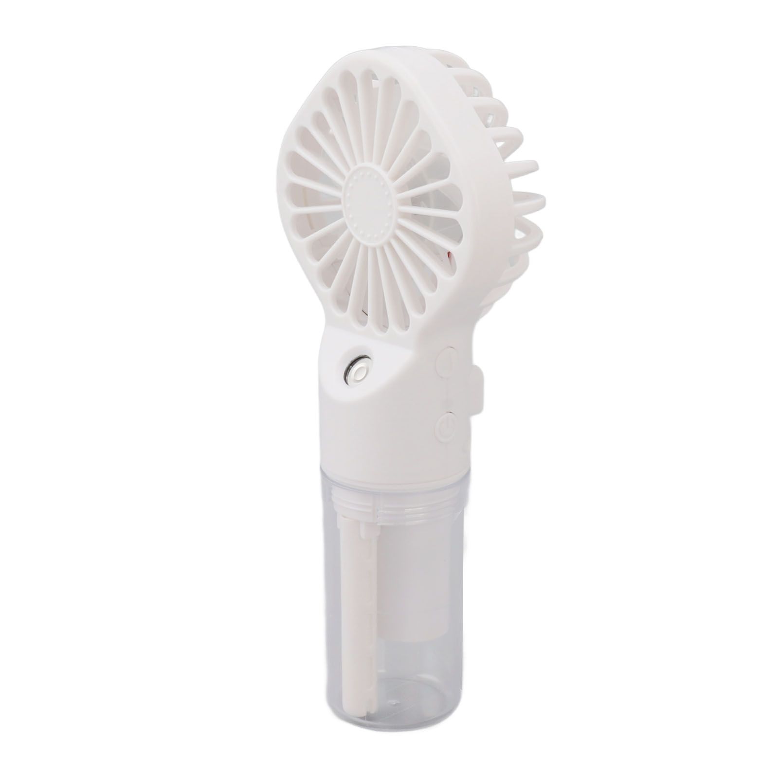 Portable Handheld Misting Fan USB Rechargeable Water Spray Mist Fan with 4 Gear Speed White - Image 5