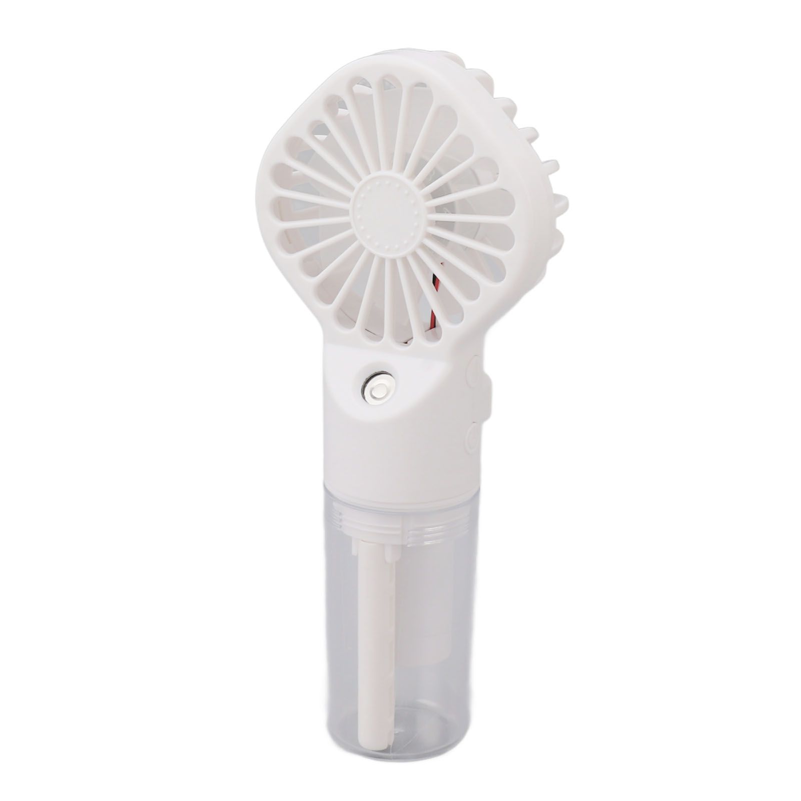 Portable Handheld Misting Fan USB Rechargeable Water Spray Mist Fan with 4 Gear Speed White - Image 6