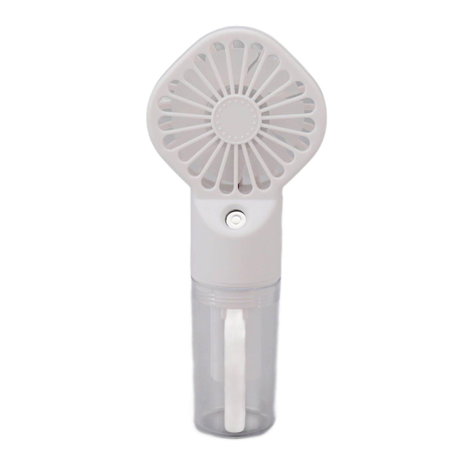 Portable Handheld Misting Fan USB Rechargeable Water Spray Mist Fan with 4 Gear Speed White - Image 7