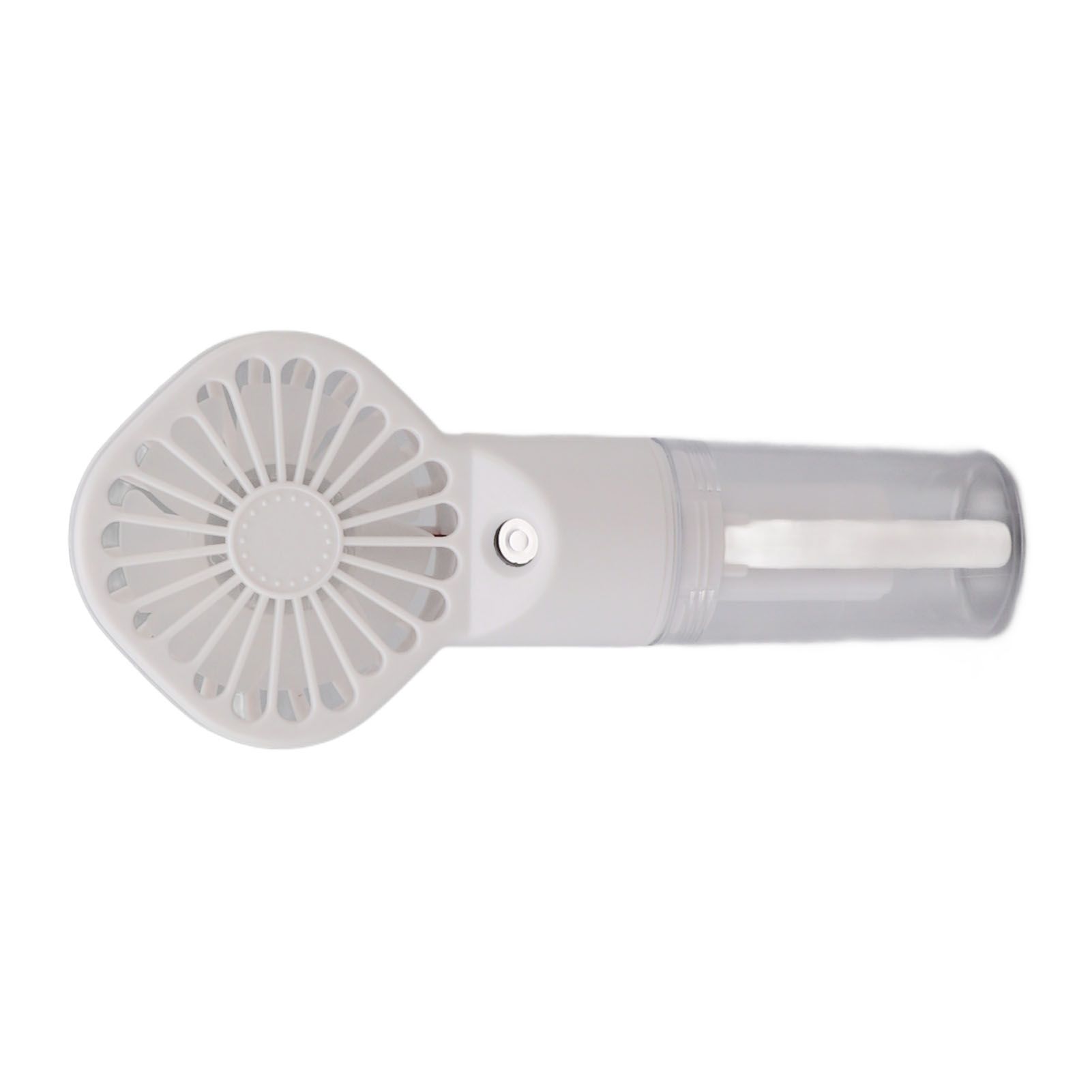 Portable Handheld Misting Fan USB Rechargeable Water Spray Mist Fan with 4 Gear Speed White - Image 8