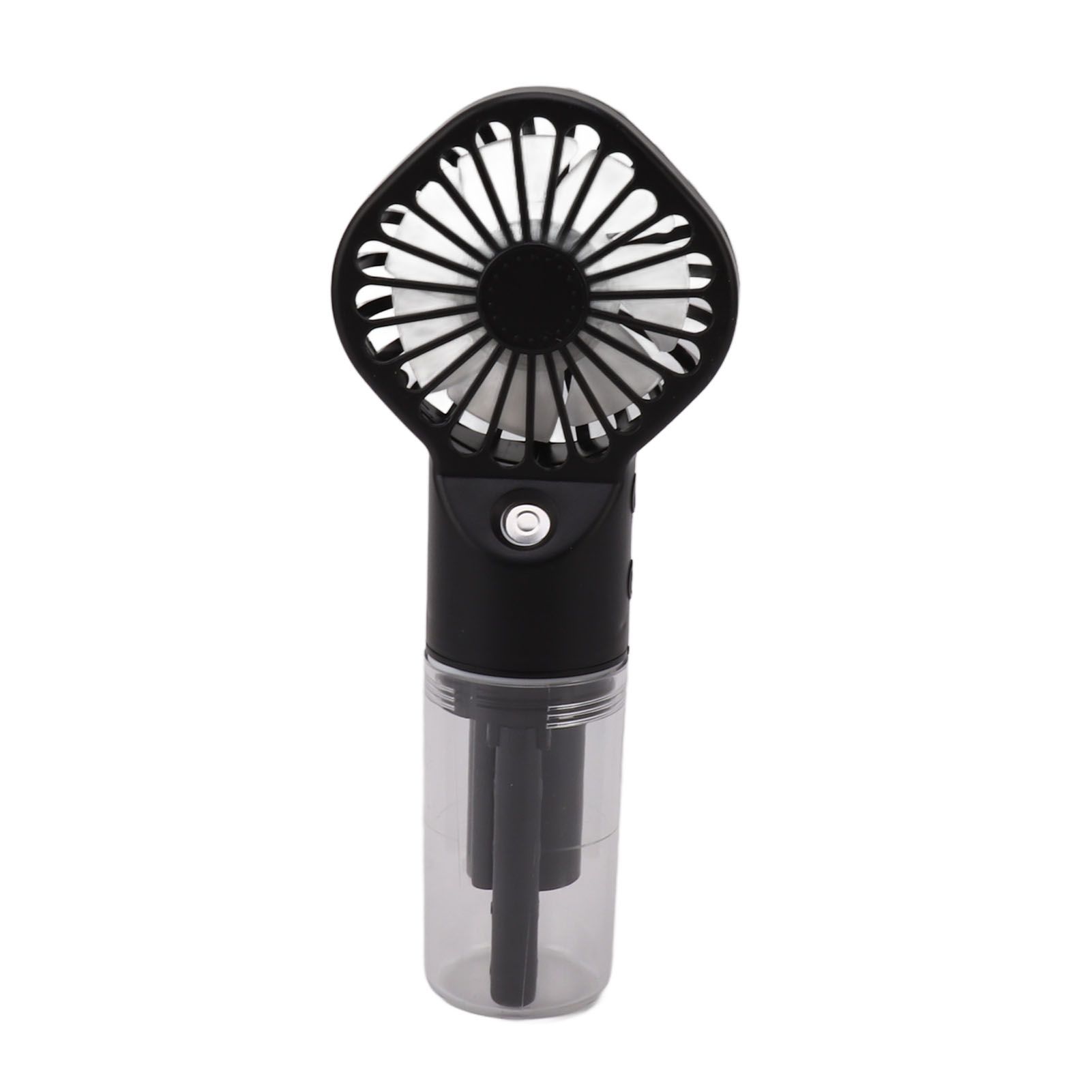 Portable Handheld Misting Fan USB Rechargeable Water Spray Mist Fan with 4 Gear Speed Black - Image 4