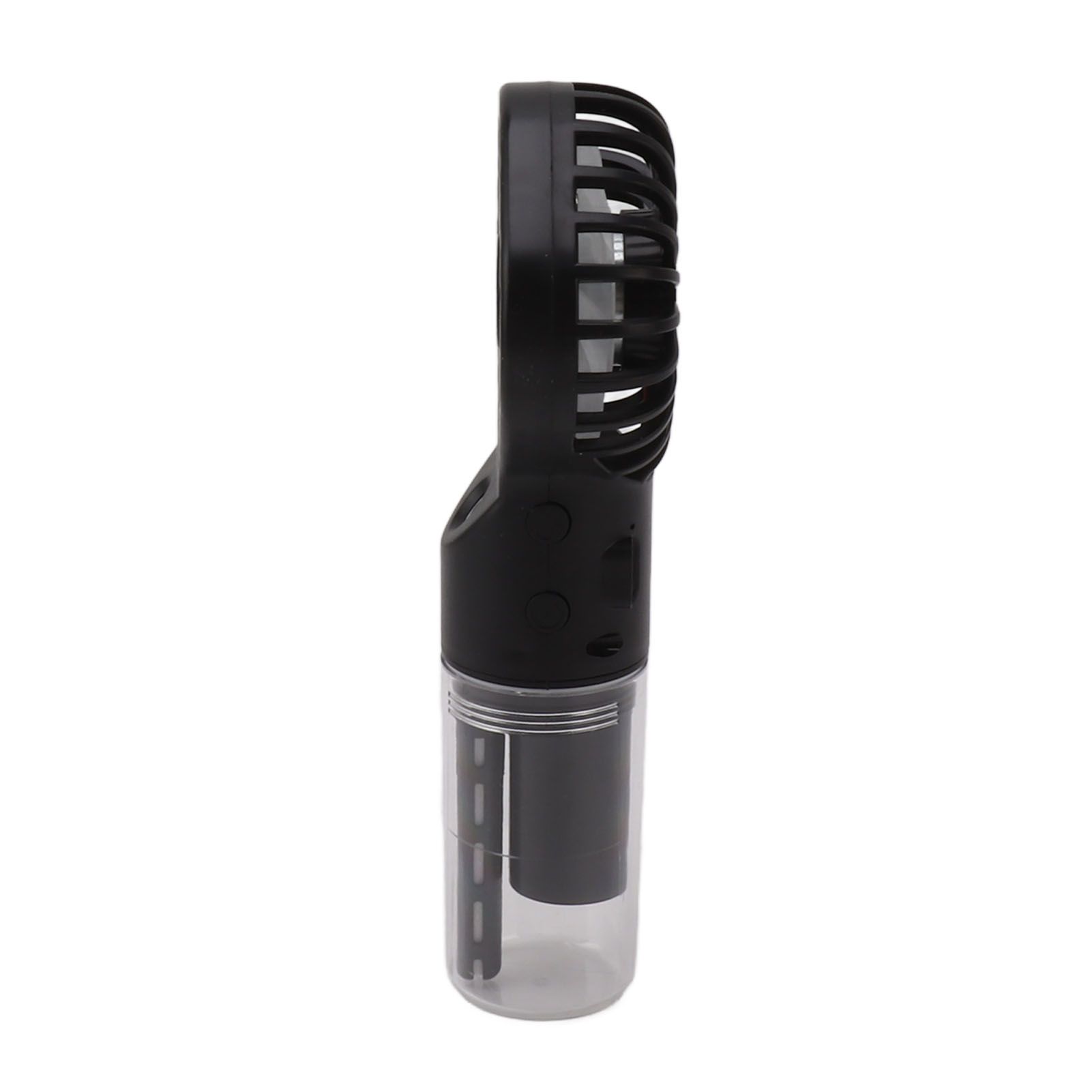 Portable Handheld Misting Fan USB Rechargeable Water Spray Mist Fan with 4 Gear Speed Black - Image 6