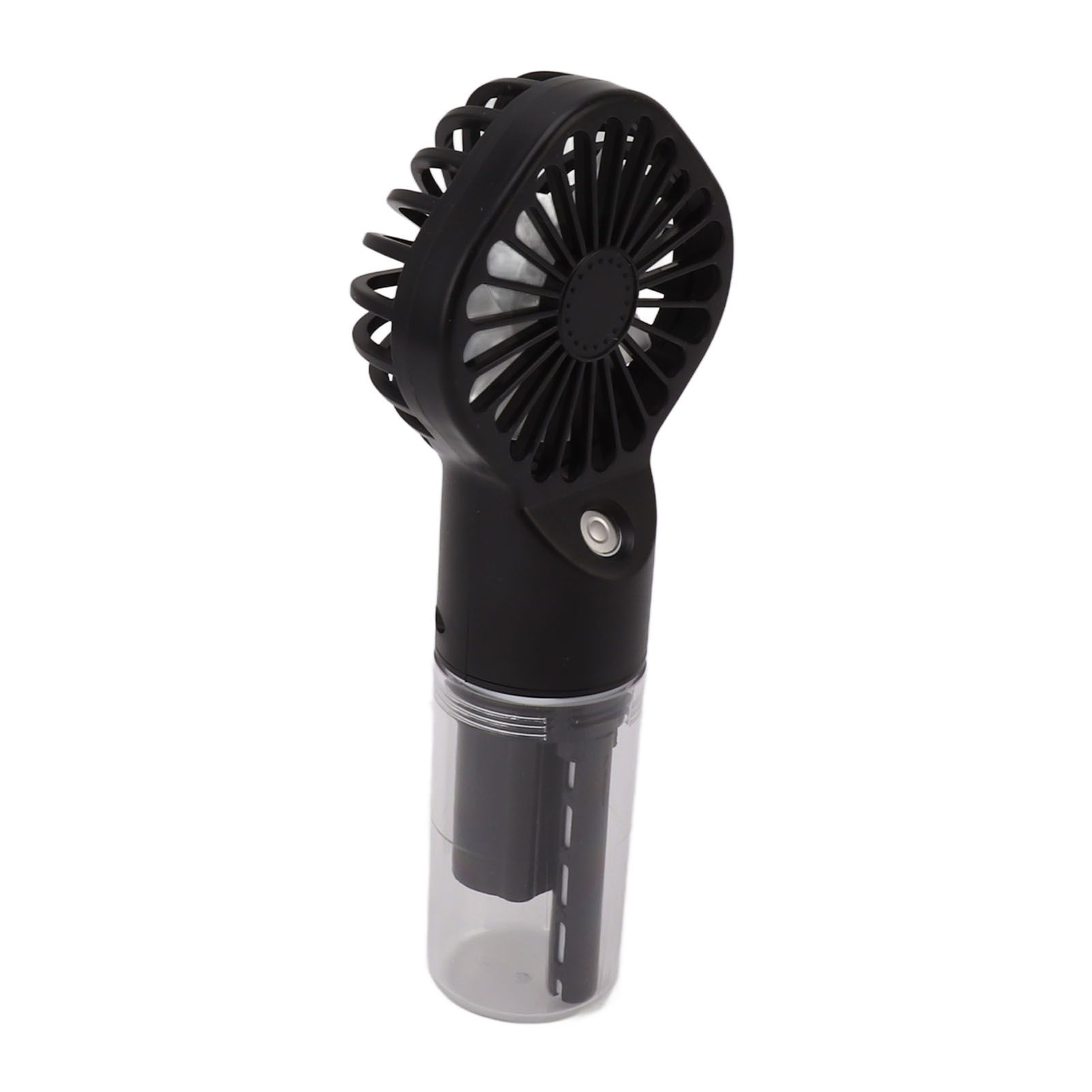 Portable Handheld Misting Fan USB Rechargeable Water Spray Mist Fan with 4 Gear Speed Black - Image 7