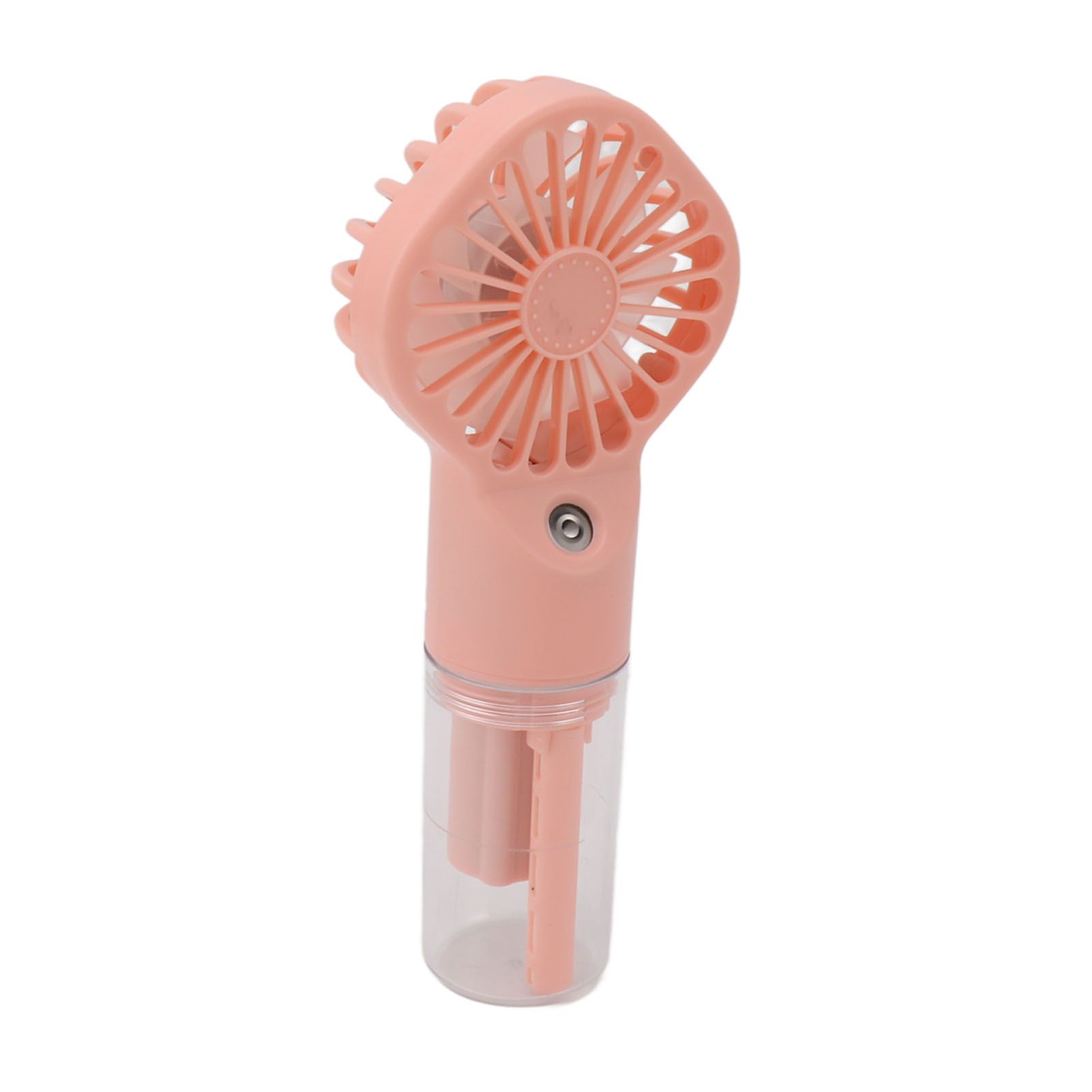 Portable Handheld Misting Fan USB Rechargeable Water Spray Mist Fan with 4 Gear Speed Pink - Image 3